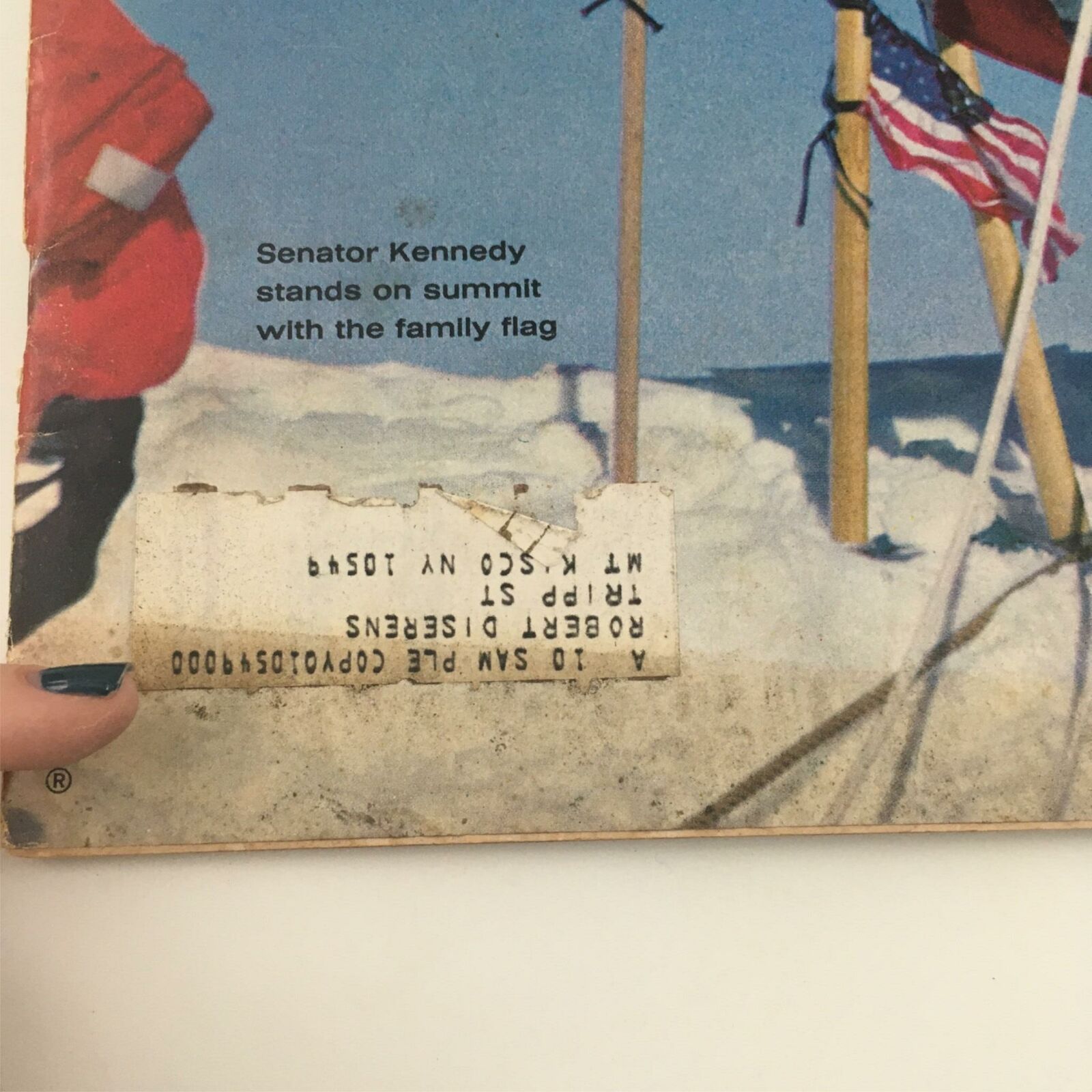 VTG Life Magazine April 9, 1965 Our Climb up Mt. Kennedy, Senator Kennedy