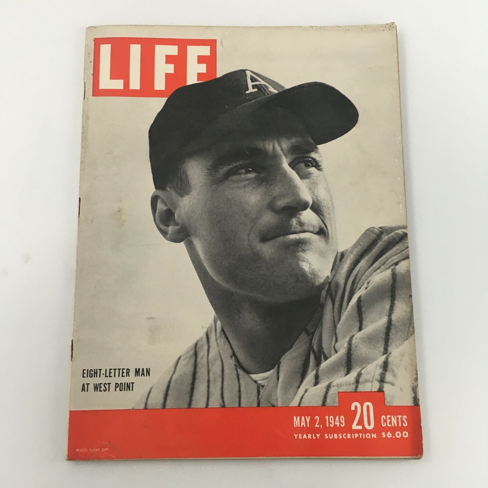 VTG Life Magazine May 2 1949 Eight-Letter Man at West Point Star Arnold Galiffa