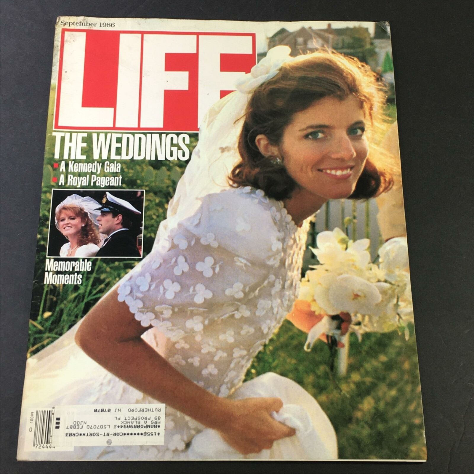 VTG Life Magazine September 1986 - Caroline Kennedy Wedding / A Royal Pageant