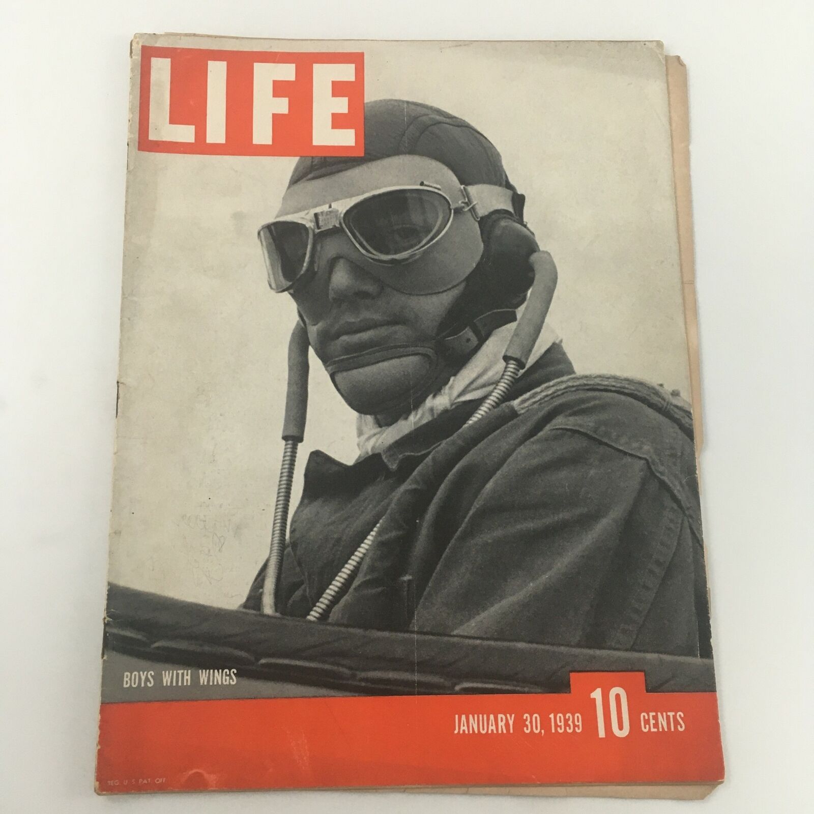 VTG Life Magazine January 30 1939 Photograph of a Soldier Boys With Wings