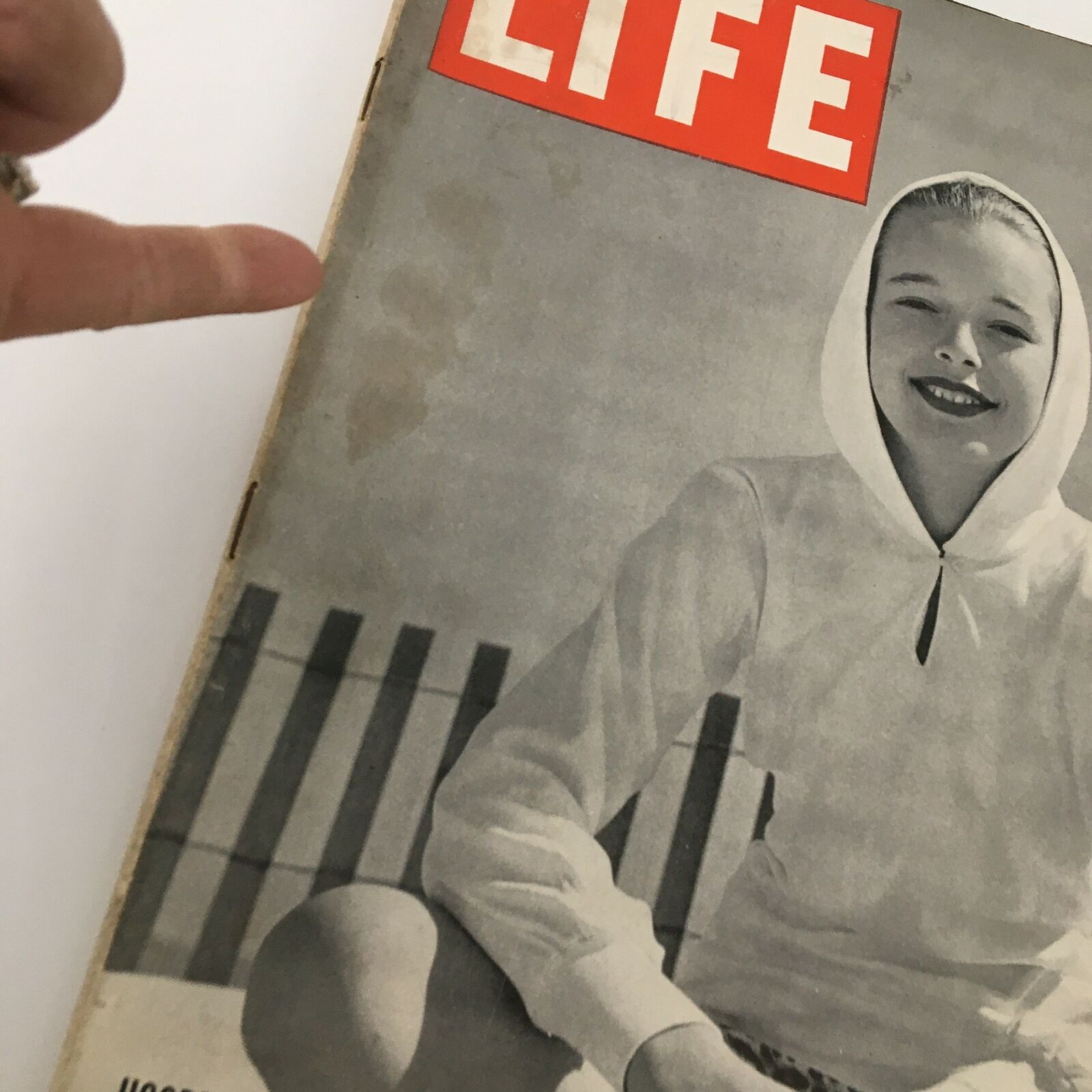 VTG Life Magazine June 7 1948 Hooded T-Shirt Helen Sinclaire Cover, Newsstand