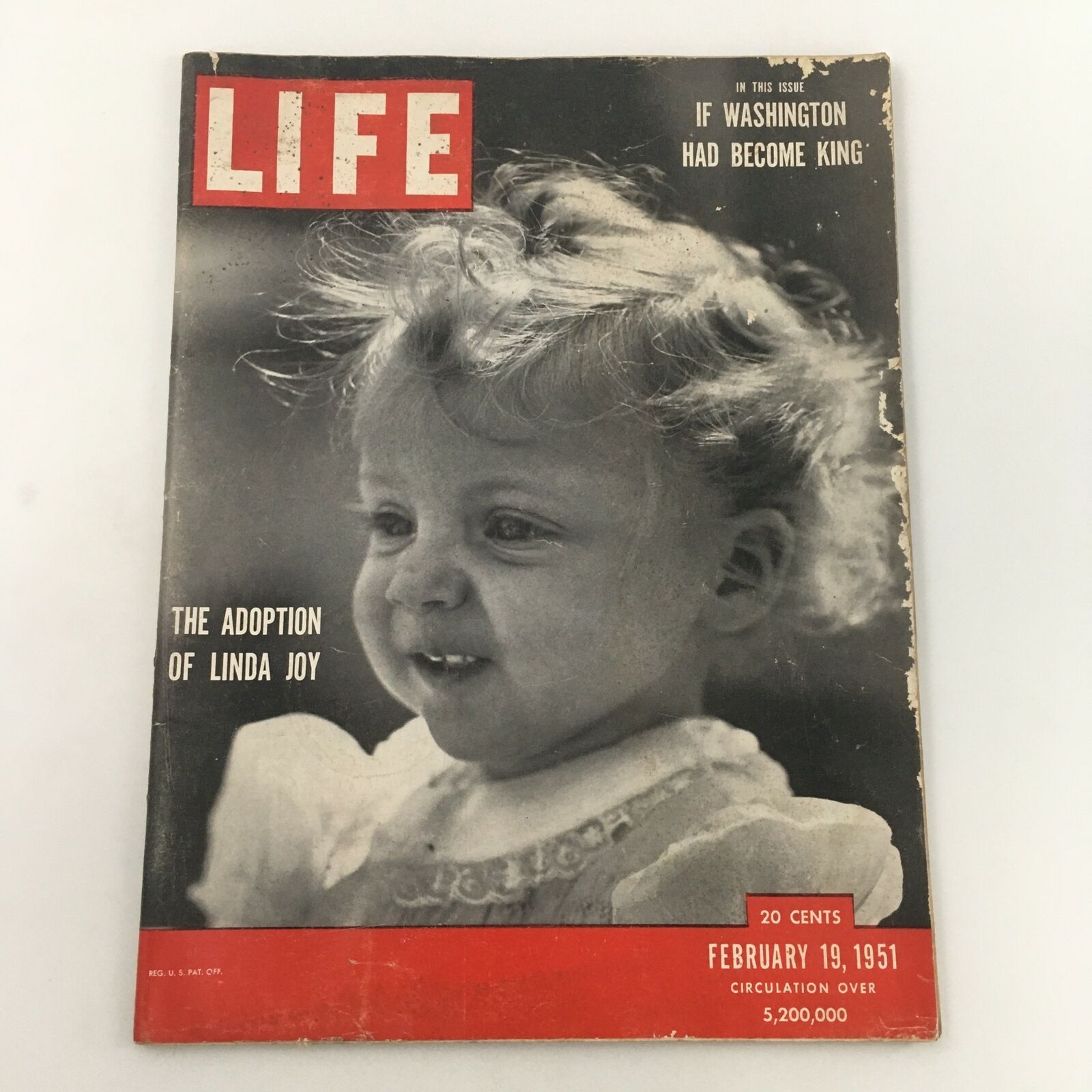 VTG Life Magazine February 19 1951 The Adoption of Linda Joy Feature, Newsstand