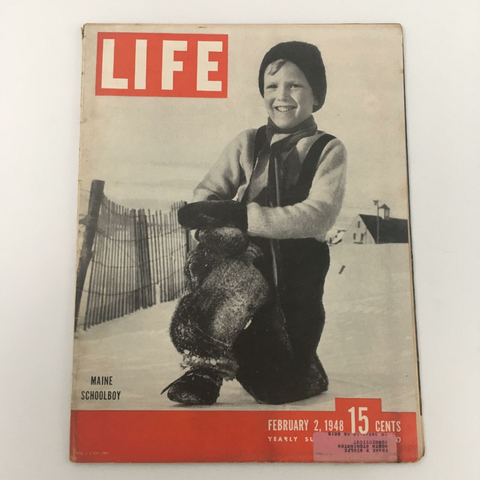 VTG Life Magazine February 2, 1948 Maine Schoolboy Bobby Lofman