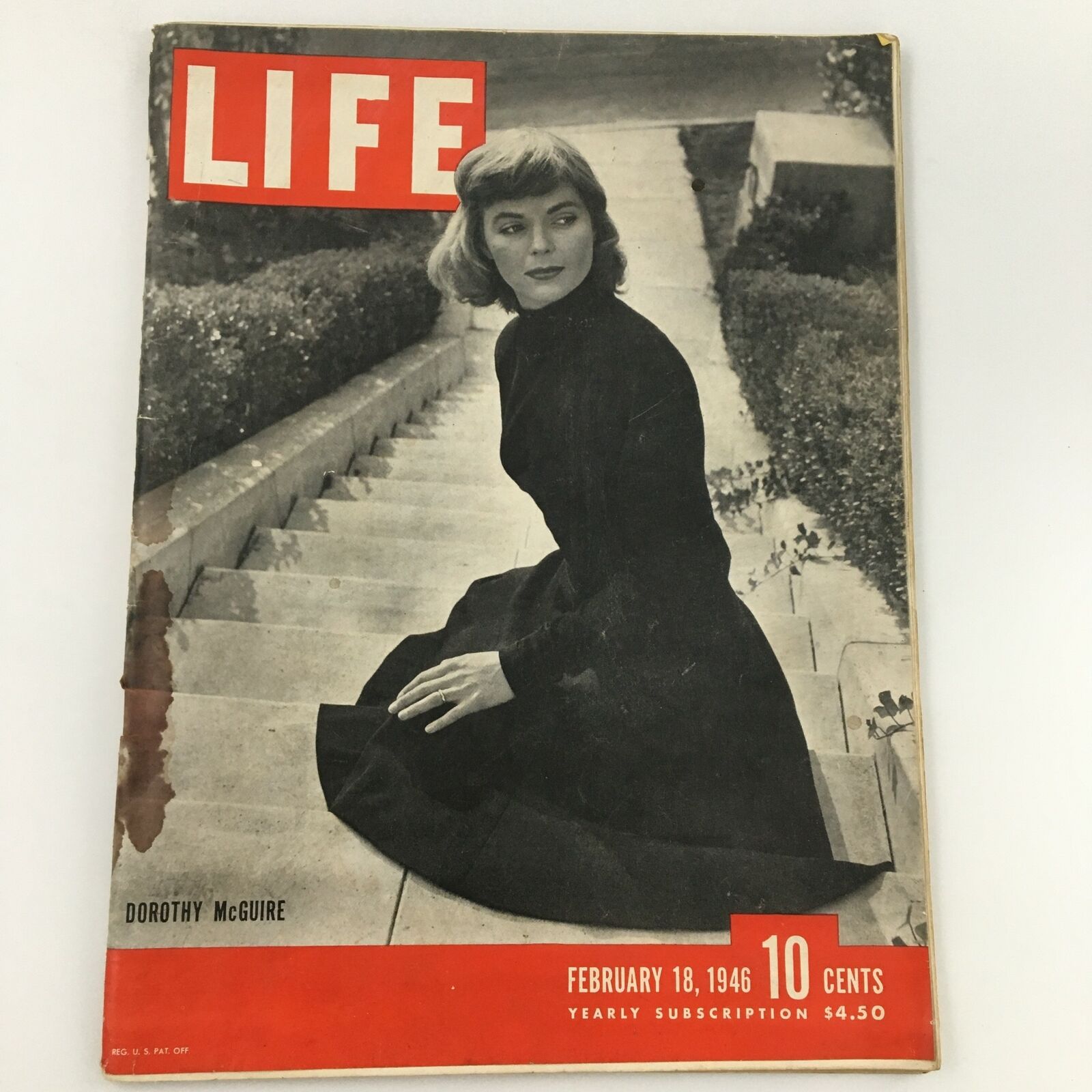 VTG Life Magazine February 18 1946 Dorothy McGuire Cover Feature