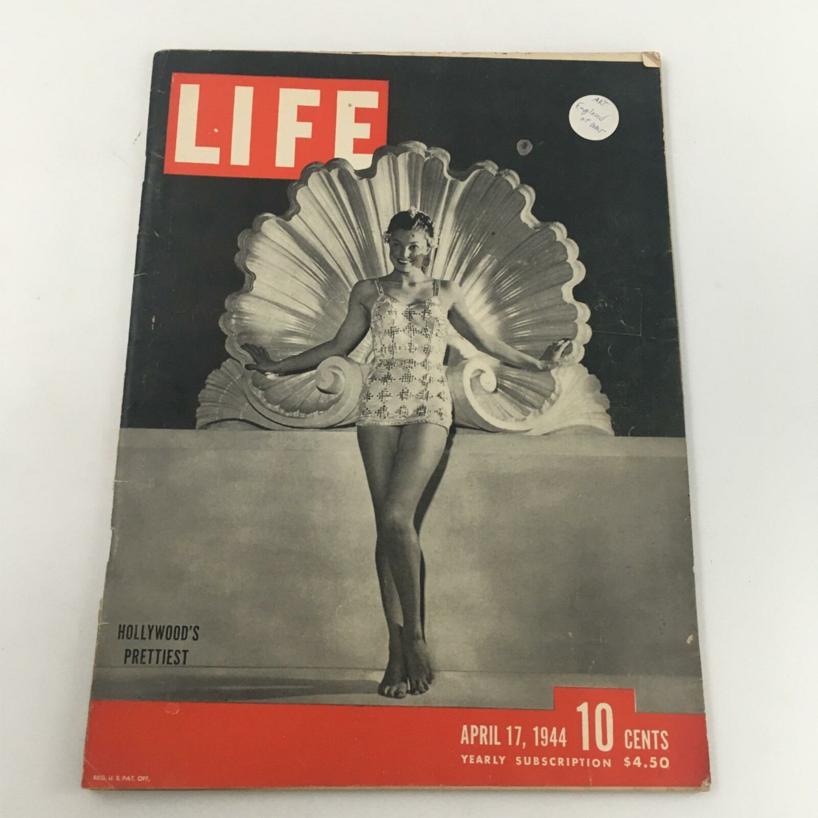 VTG Life Magazine April 17, 1944 Esther Williams Wendell Lewis Willkie Newsstand