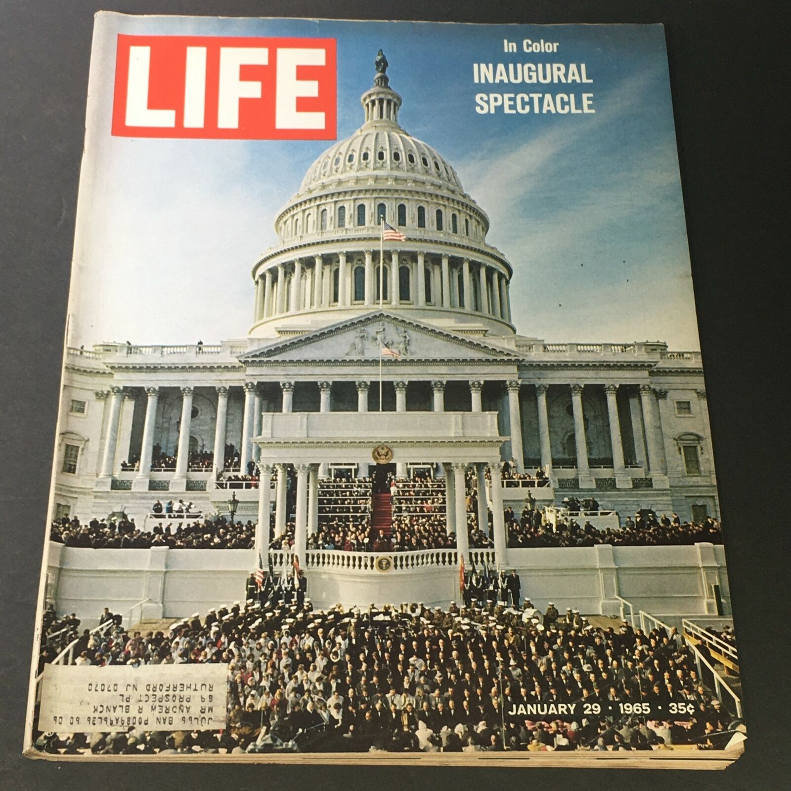 VTG Life Magazine January 29 1965 - In Color Photos: The Inaugural Spectacle