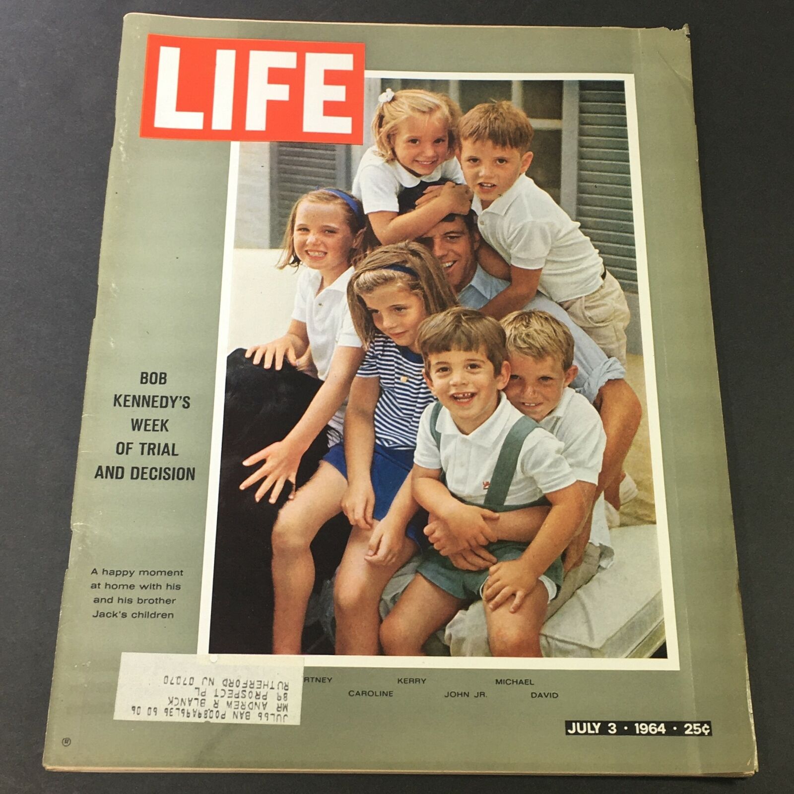 VTG Life Magazine July 3 1964 - Bob Kennedy's Week of Trial and Decision