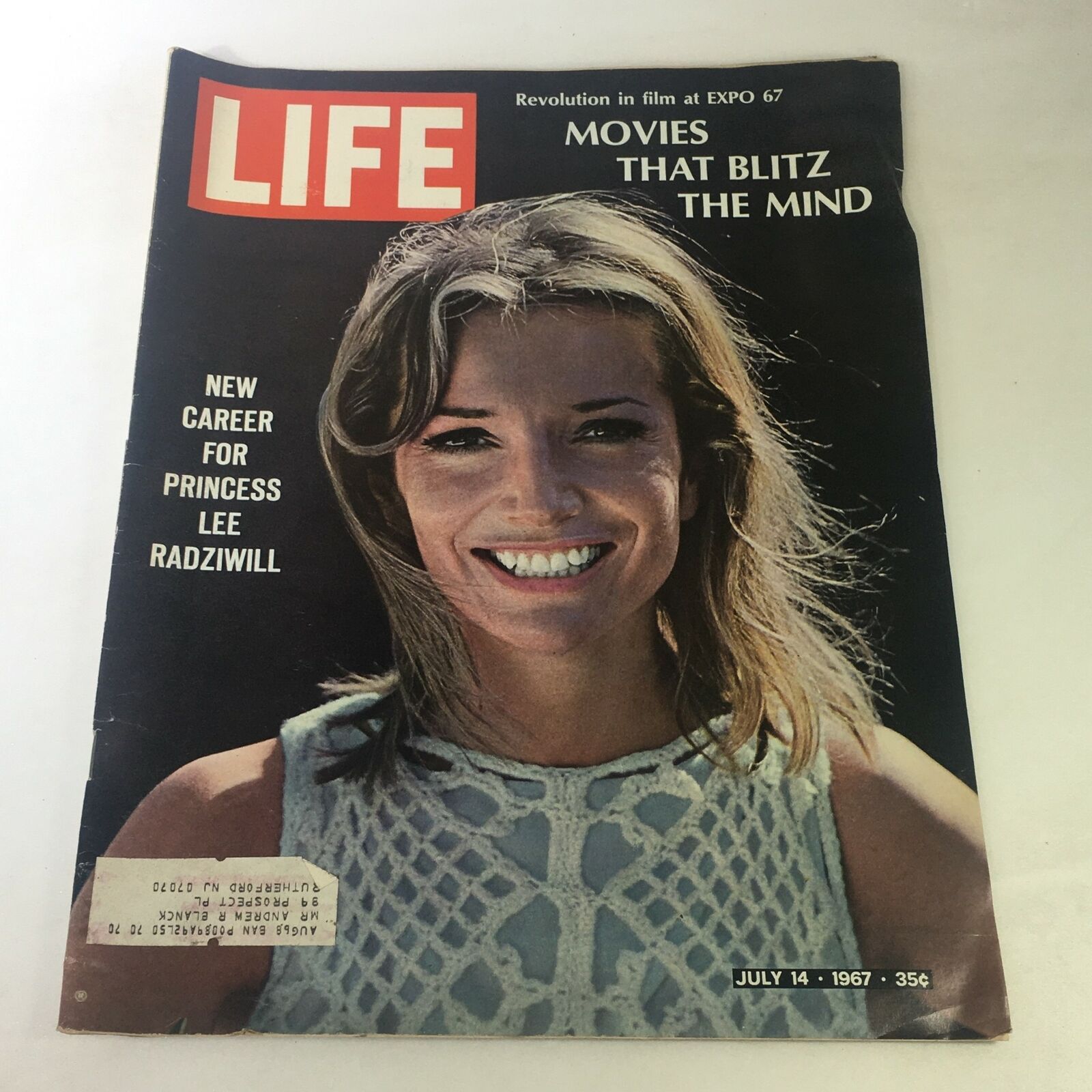 VTG Life Magazine July 14 1967 - Princess Lee Radziwill New Career / Expo 67