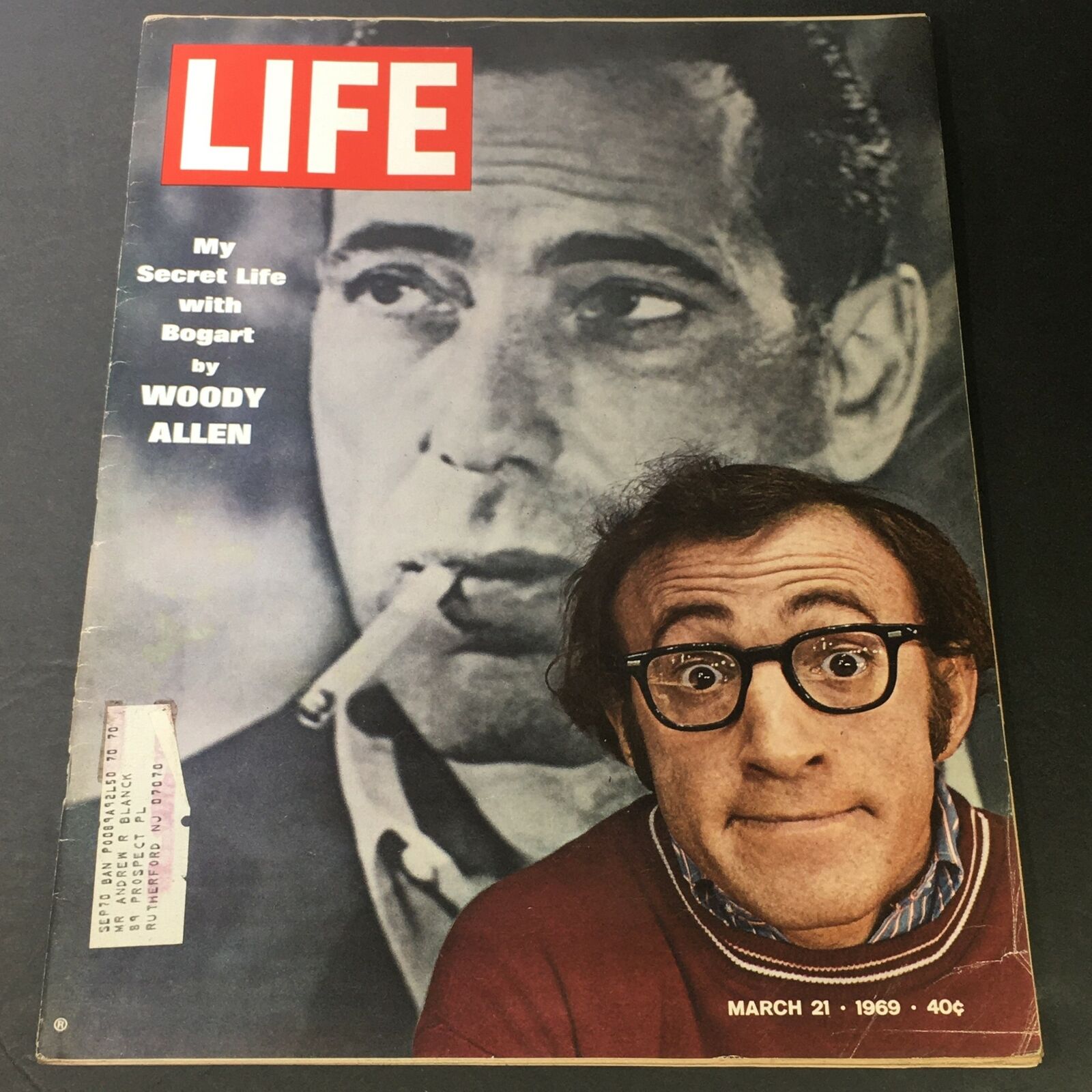 VTG Life Magazine March 21 1969 - My Secret Life with Bogart by Woody Allen