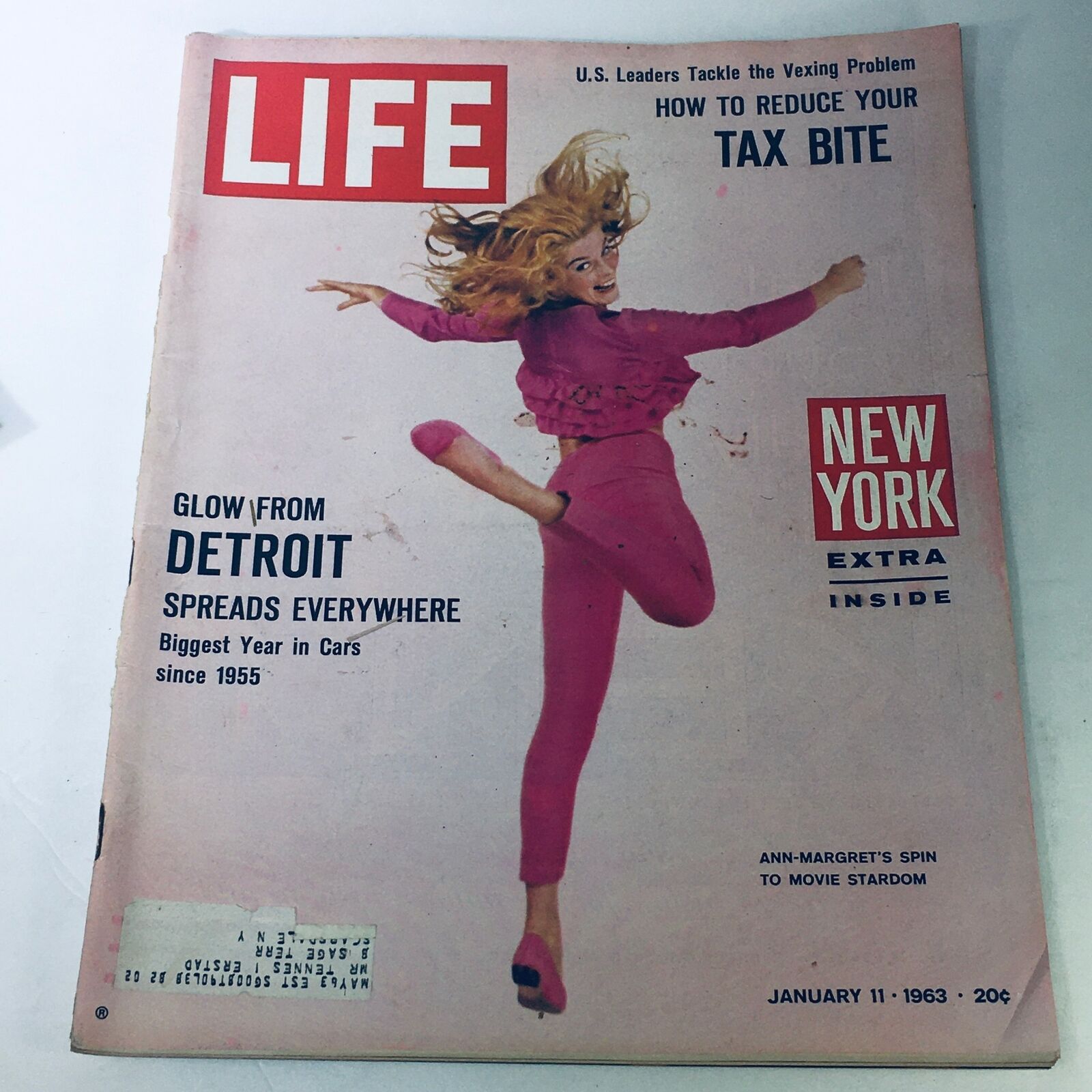 VTG Life Magazine January 11 1963 - Ann-Margret's Spin to Movie Stardom