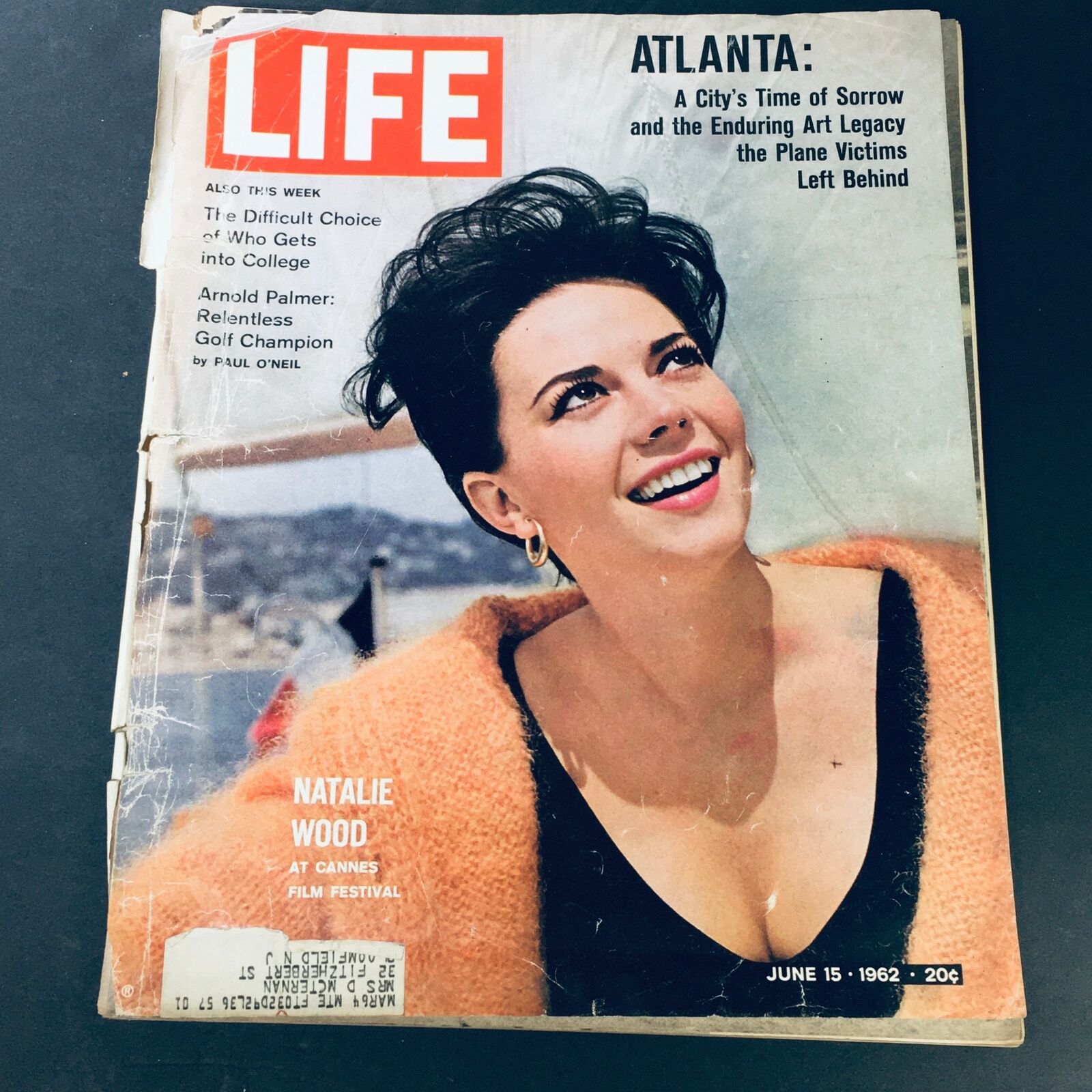 VTG Life Magazine June 15 1962 - Natalie Wood at Cannes Festival / Arnold Palmer