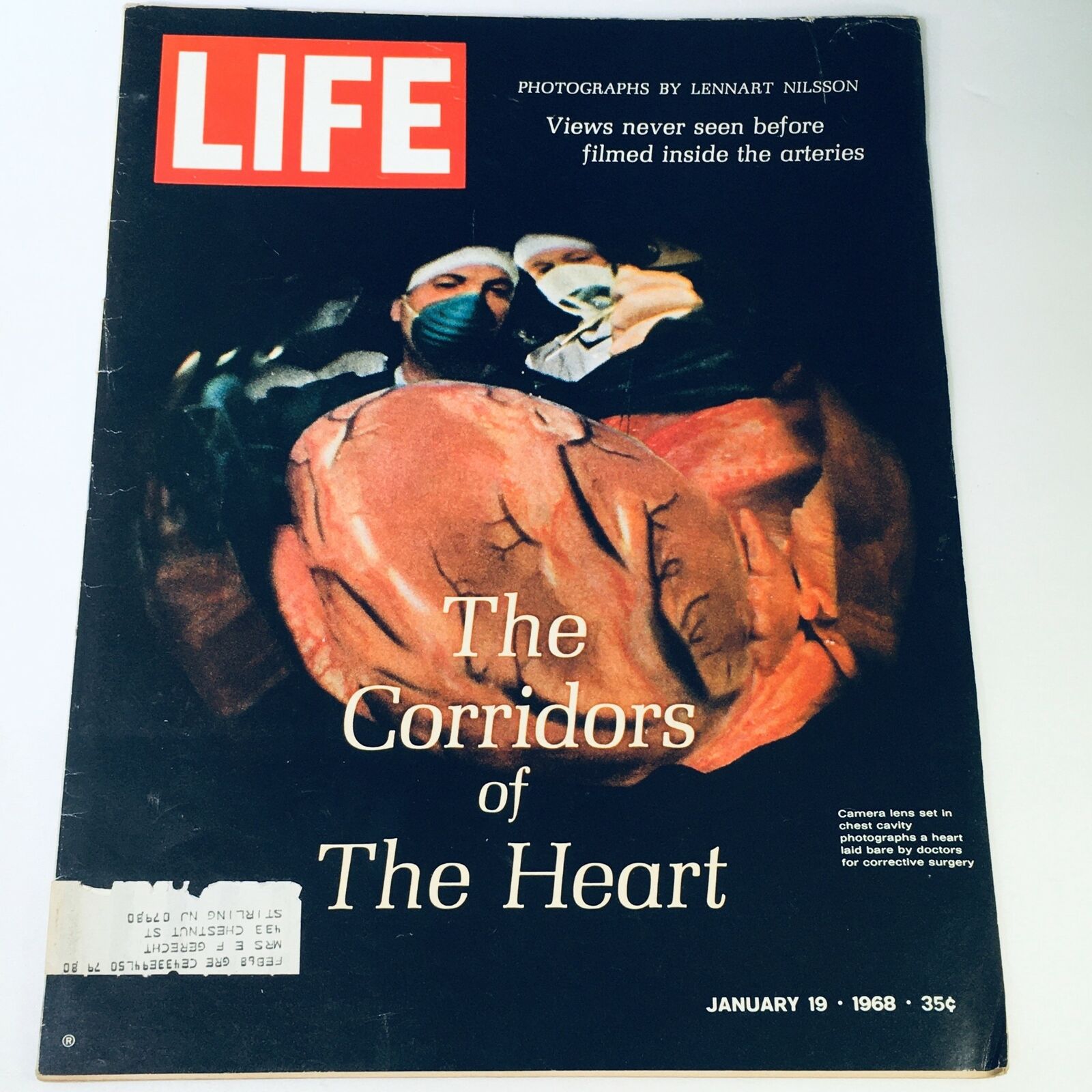 VTG Life Magazine January 19 1968 - The Corridors of The Heart in Chest Cavity