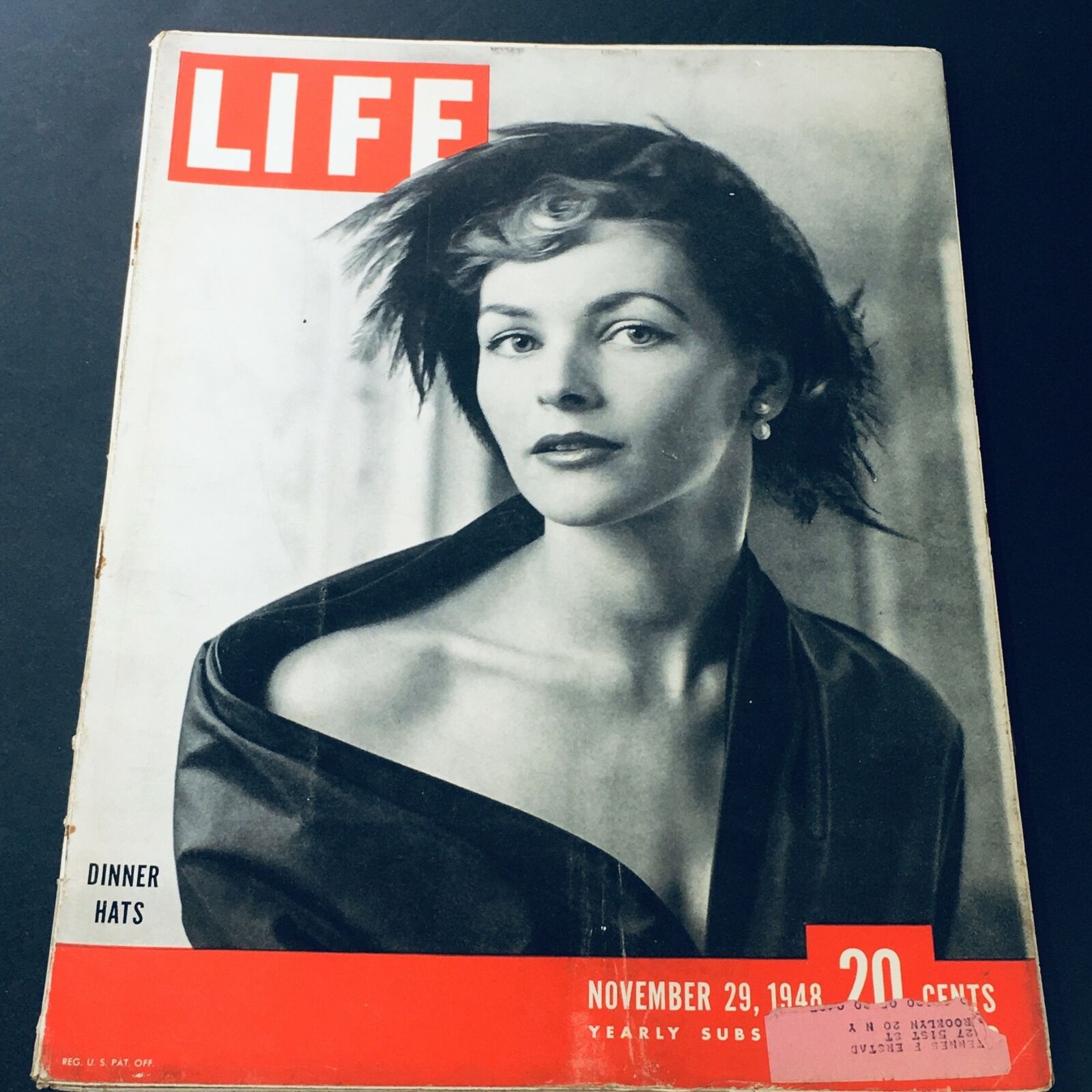 VTG Life Magazine November 29 1948 - Dinner Hats / Chicago Rackets