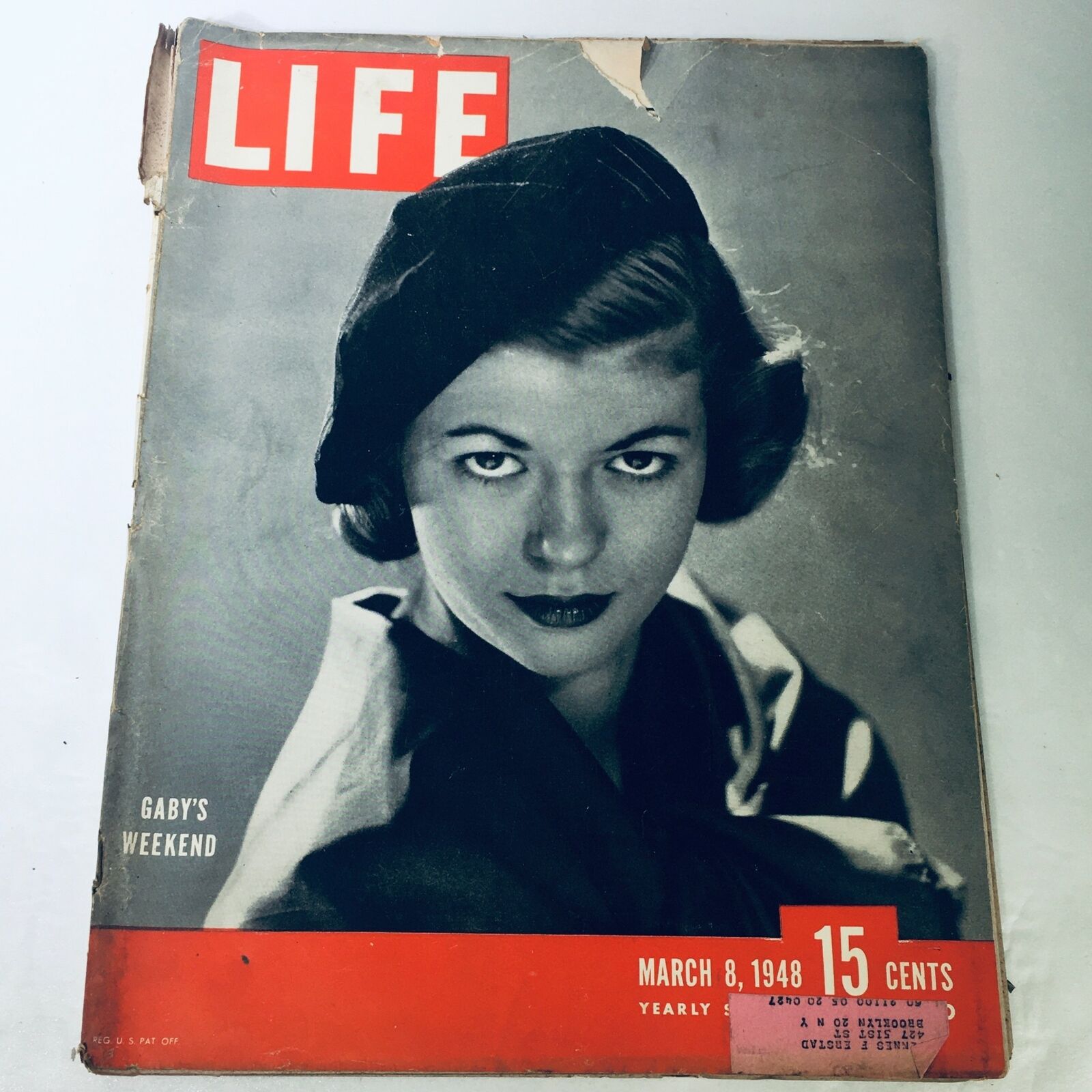 VTG Life Magazine March 8 1948 - Gaby Bouche's Weekend / Sir Stafford Cripps