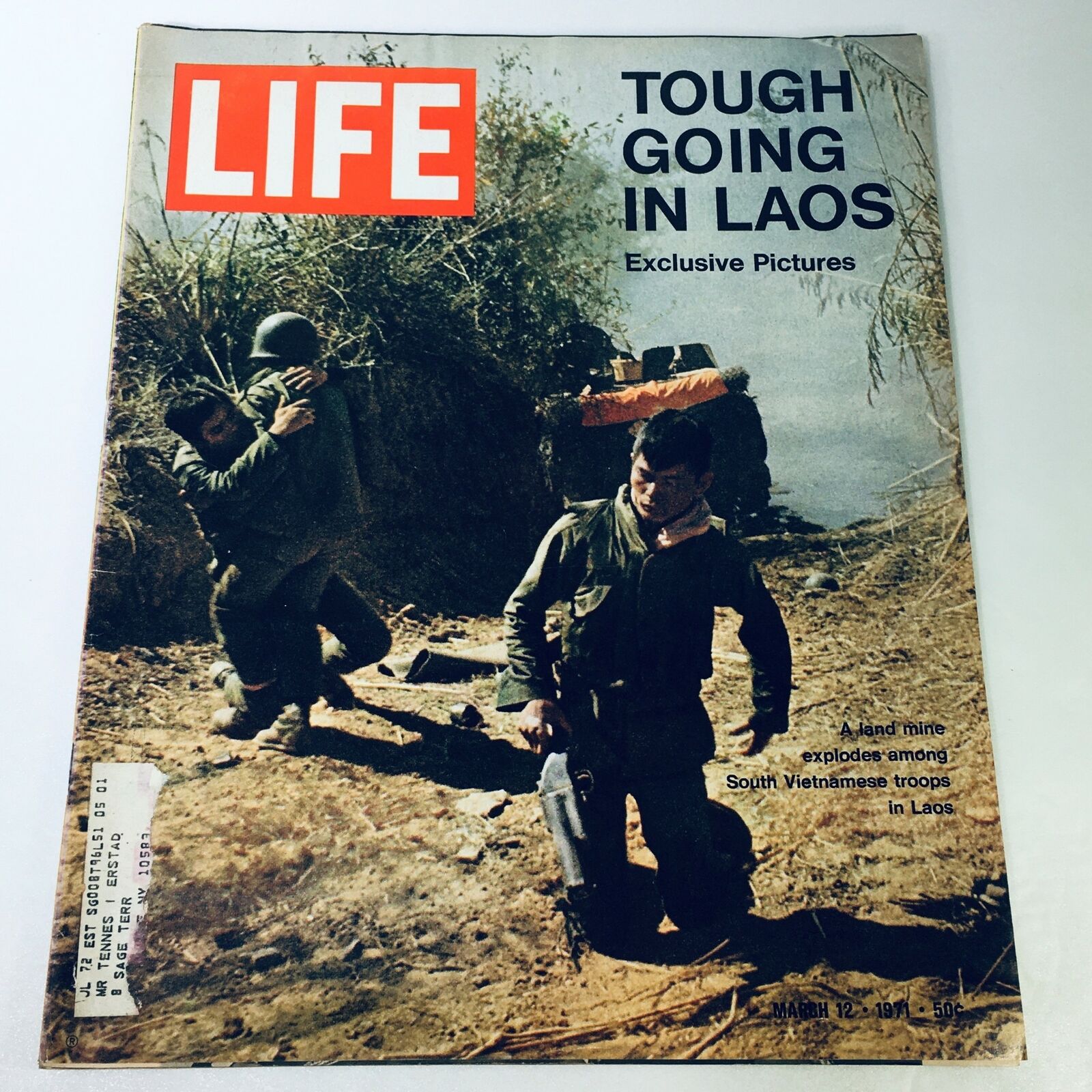 VTG Life Magazine March 12 1971 - Tough Going in Laos in Exclusive Pictures