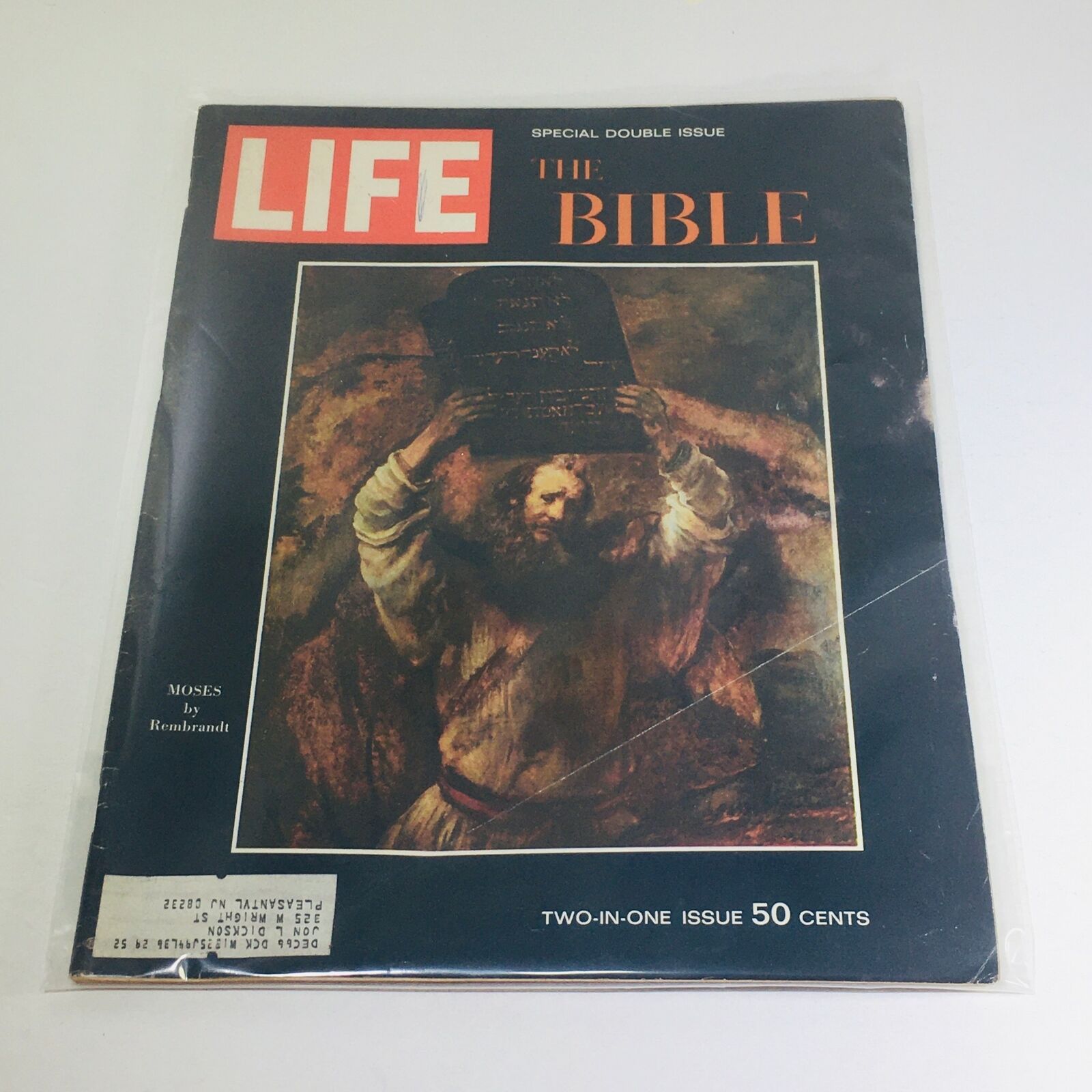 VTG Life Magazine: December 25 1964 - Special Issue; The Bible, Moses Rembrandt