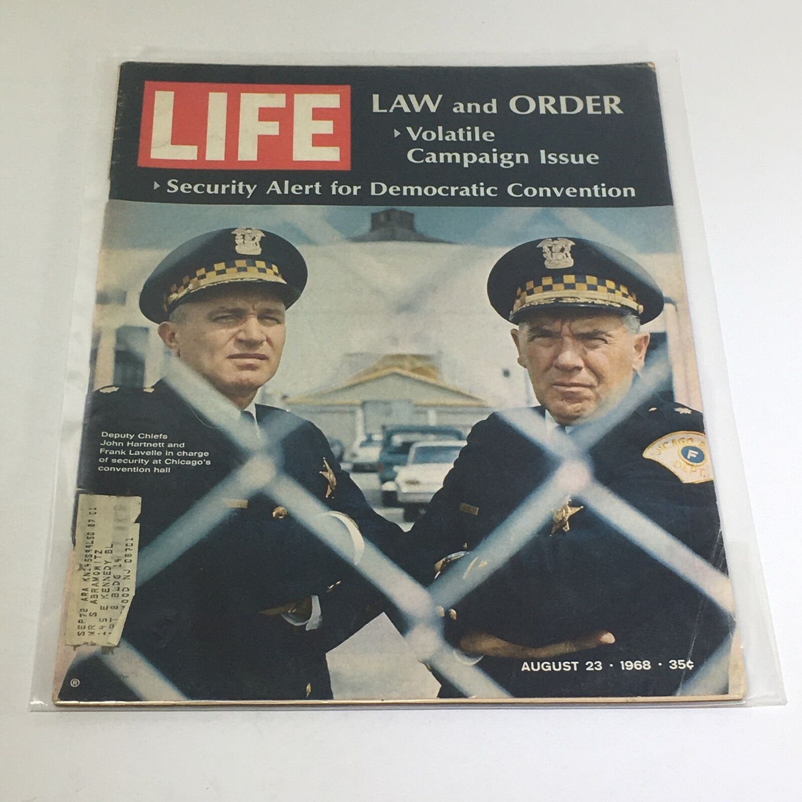 VTG Life Magazine: August 23 1968 -Volatile Campaign Issue/Democratic Convention