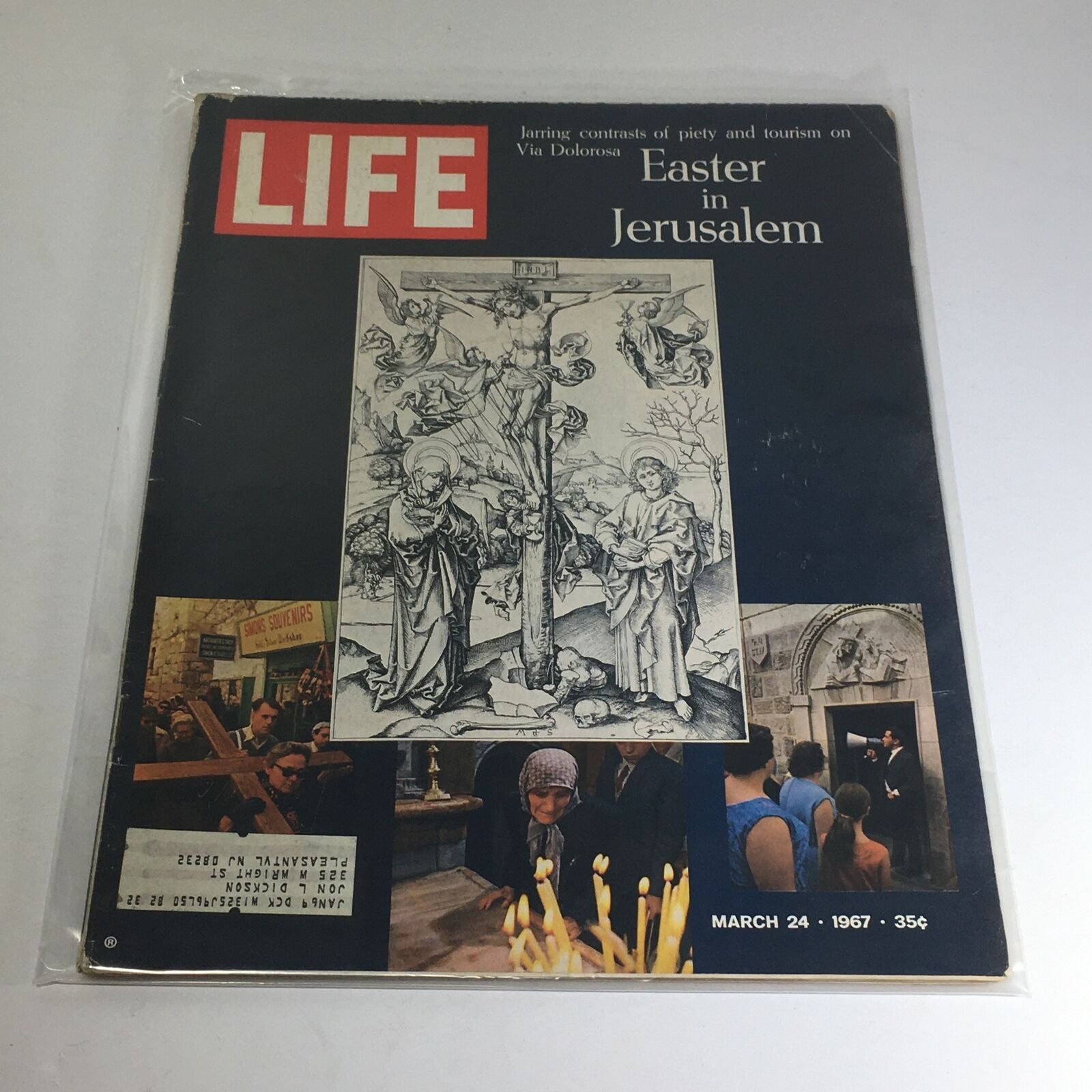 VTG Life Magazine: March 24 1967 - Tourism in Via Dolorosa - Easter in Jerusalem