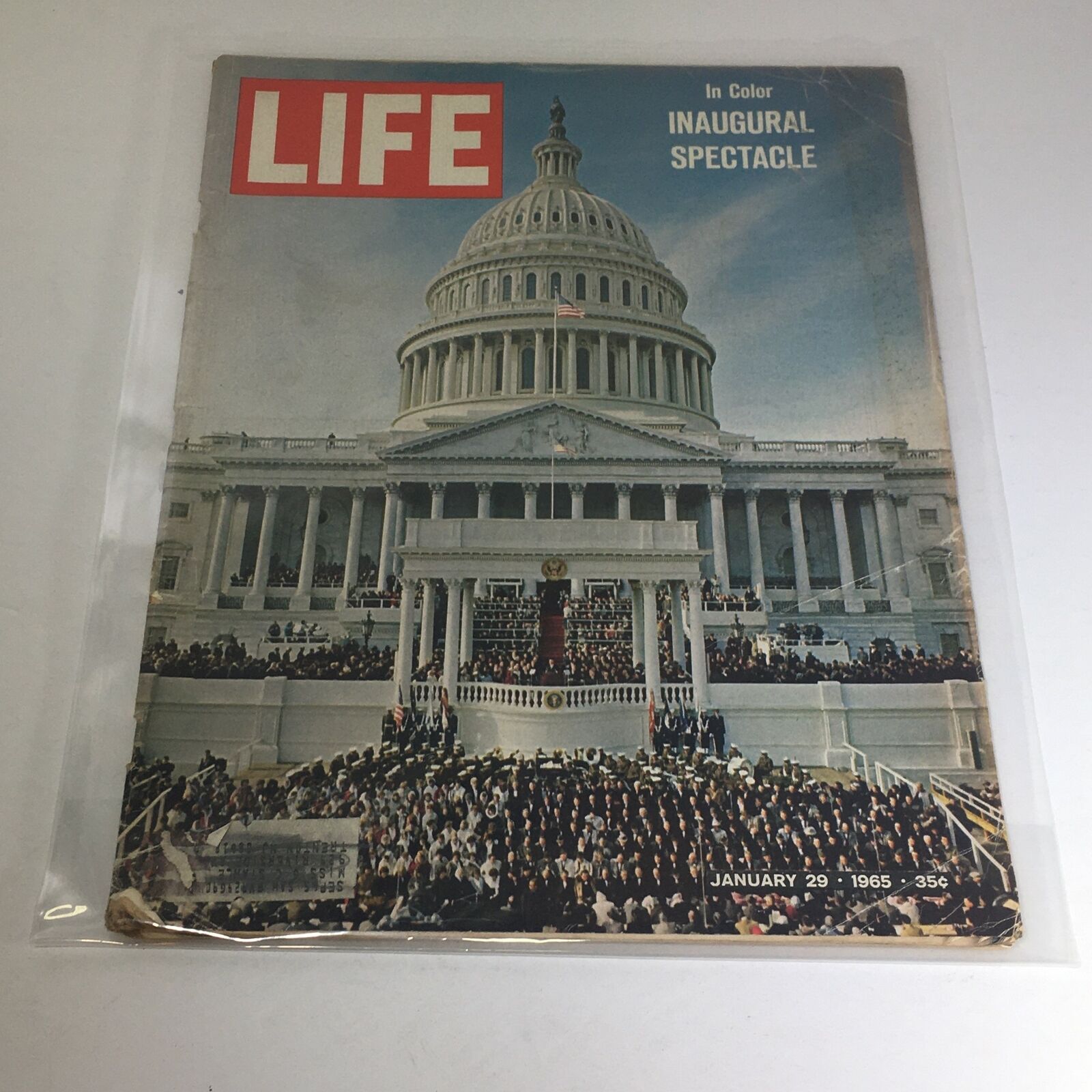 VTG Life Magazine - January 29 1965 - In Color: Inaugural Spectacle L. Johnson