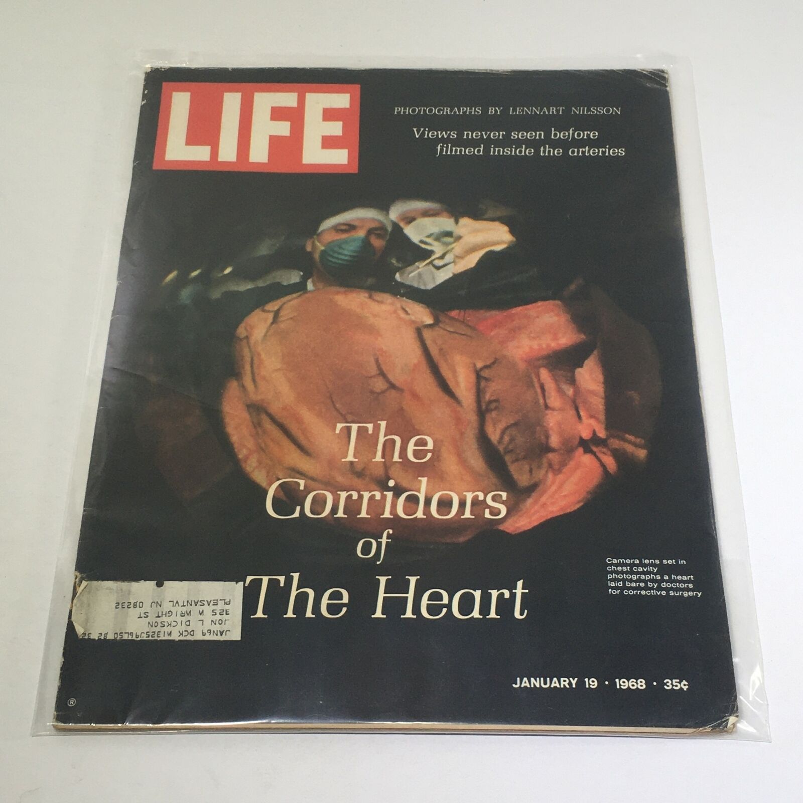 VTG Life Magazine: January 19 1968 Never Seen Before: Filmed Inside The Arteries