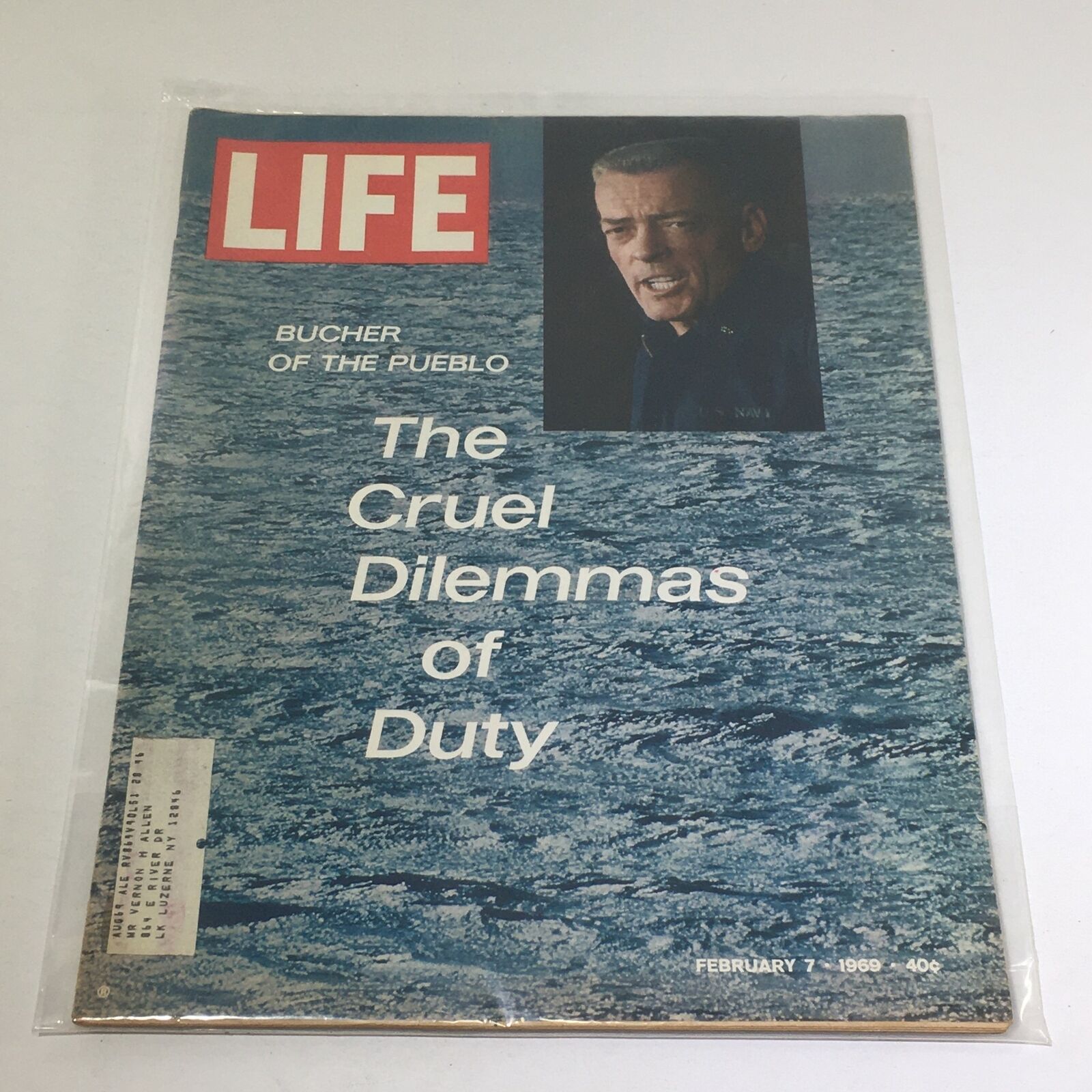 VTG Life Magazine: February 7 1969 - Bucher Of The Pueblo Cruel Dilemmas of Duty