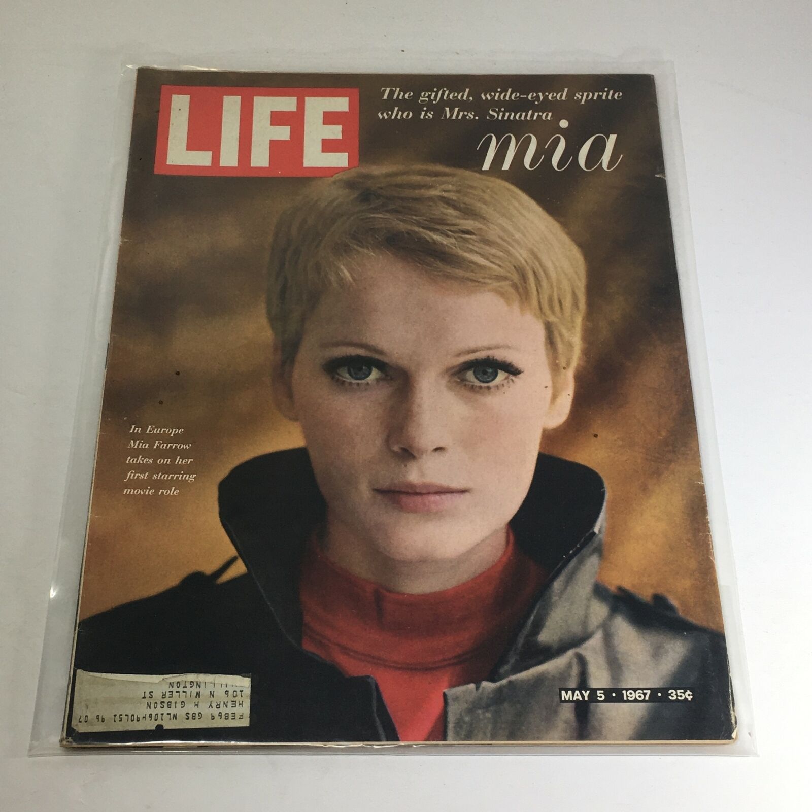 VTG Life Magazine: May 5 1967 - Mia Farrow Take On Her First Starring Movie Role