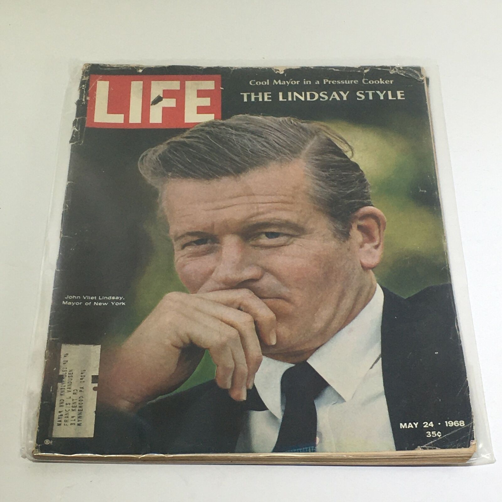 VTG Life Magazine: May 24 1968 - John Vilet Lindsay Cool Mayor of New York