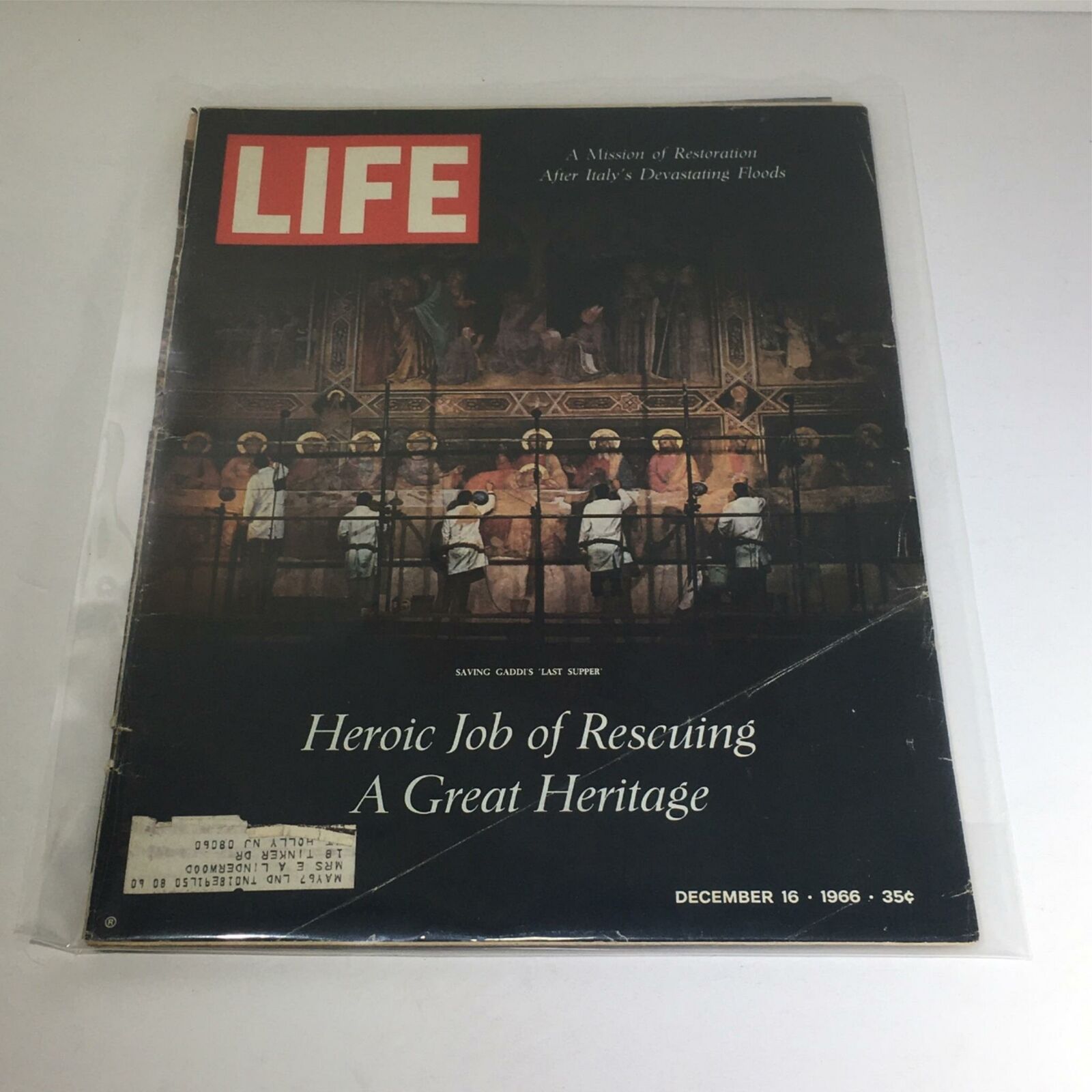 VTG Life Magazine: December 16 1966 - A Mission of Restoration Devastating Flood