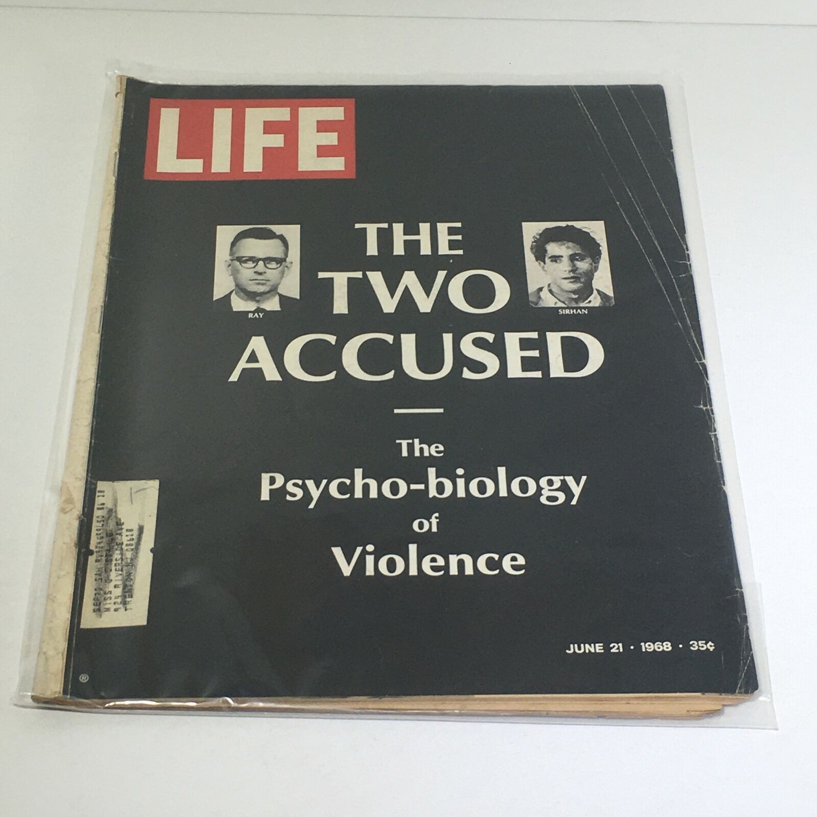 VTG Life Magazine: June 21 1968 - James Earl Ray & Sirhan Sirhan, The 2 Accused