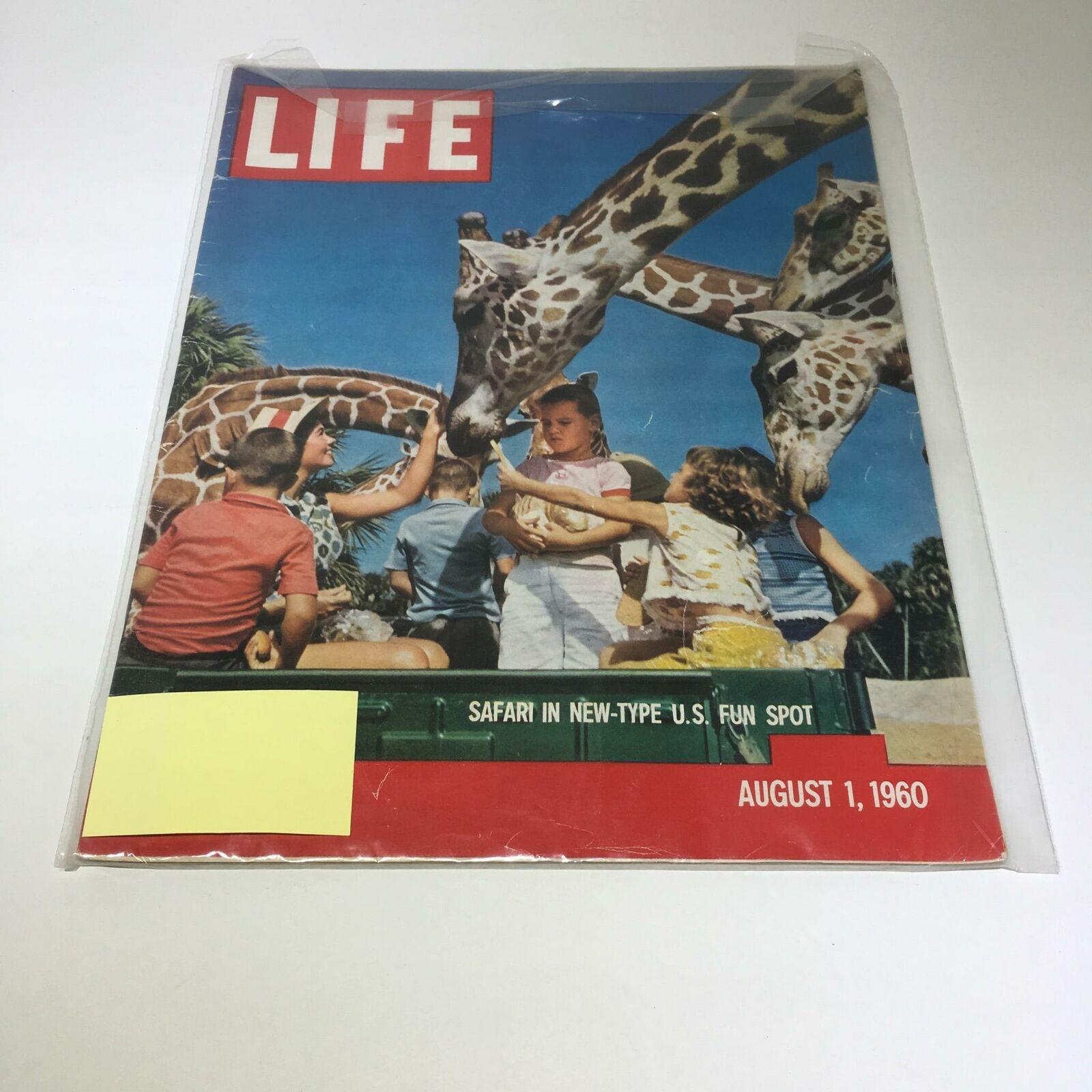 VTG Life Magazine August 1 1960 - Safari In New Type U.S. Fun Spot