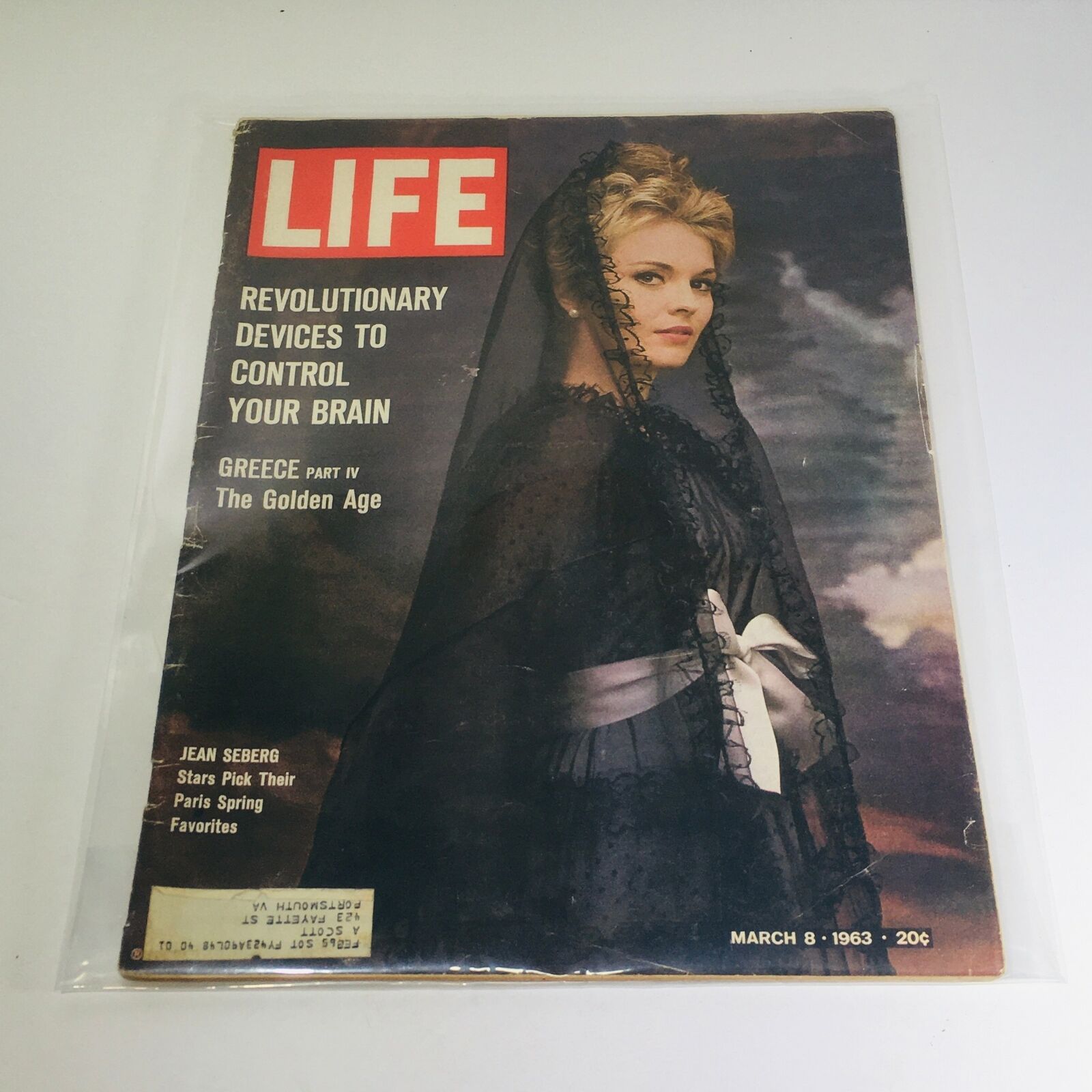 VTG Life Magazine: March 8 1963 - Jean Seberg: Stars Pick Their Paris Spring Fav