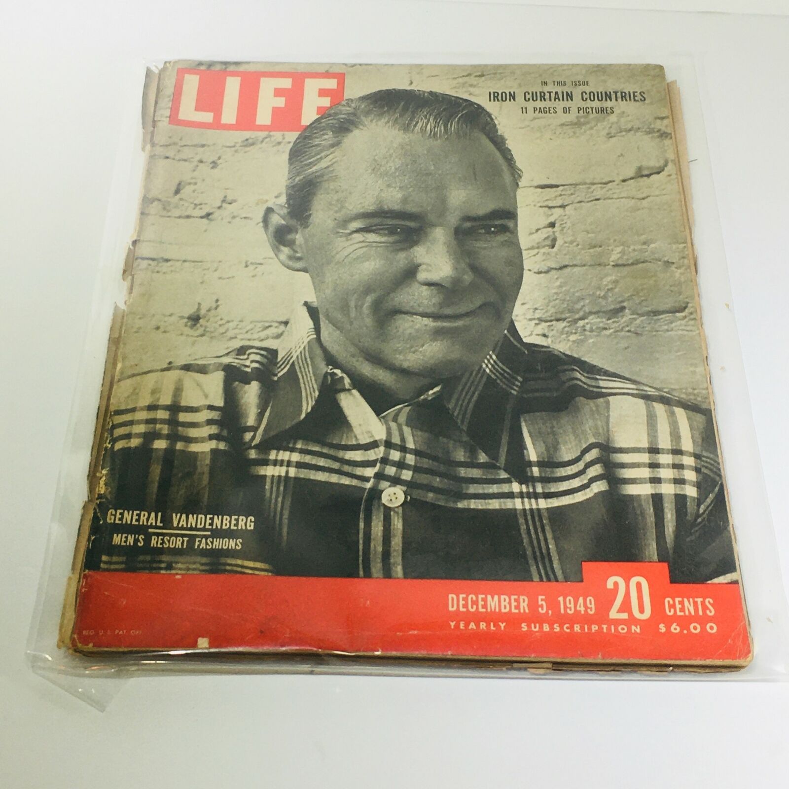 VTG Life Magazine: Dec 5 1949  - General Vandenberg/Iron Curtain Countries