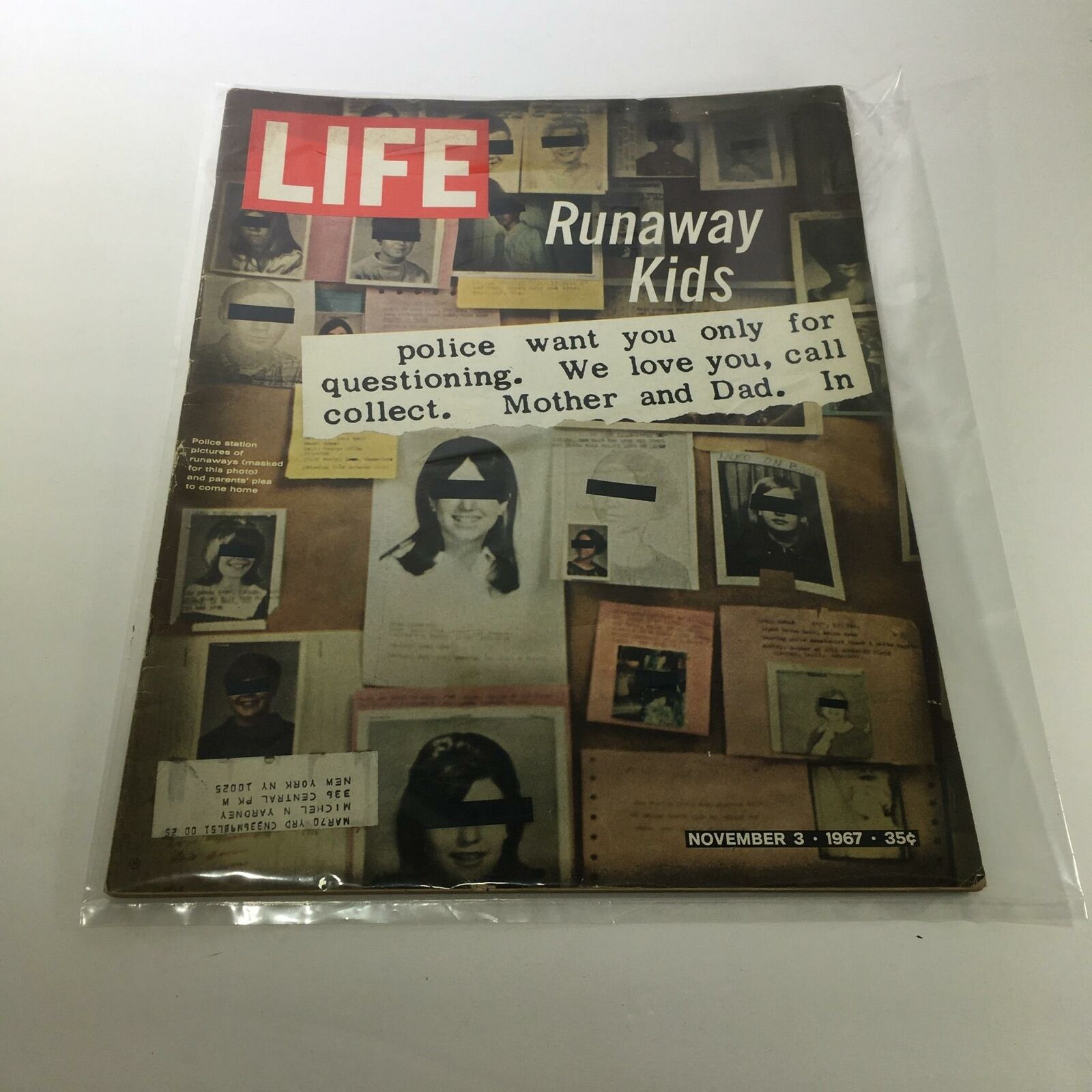 VTG Life Magazine: November 3 1967 - The Runaway Kids