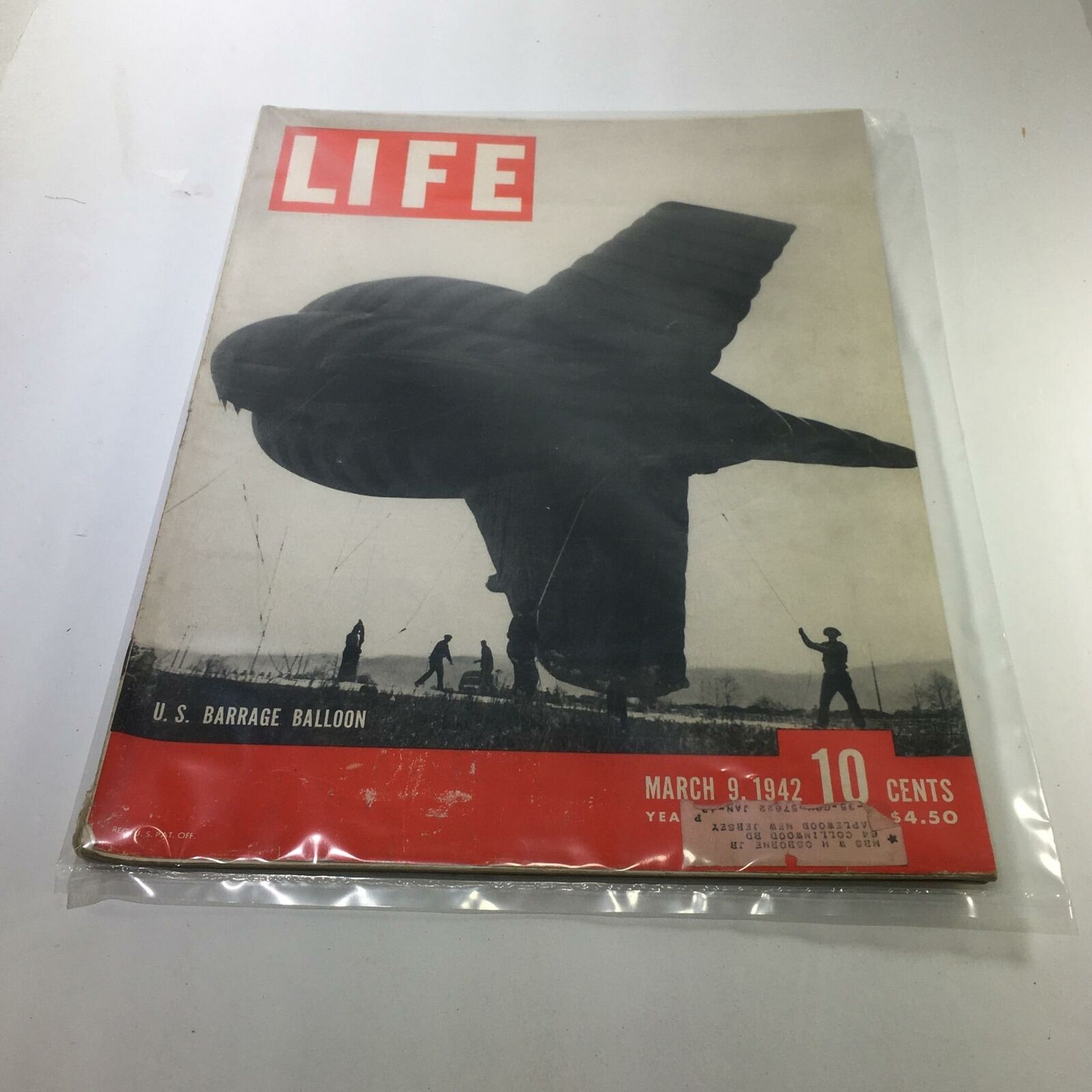 VTG Life Magazine: March 9 1942 - U.S. Barrage Balloon