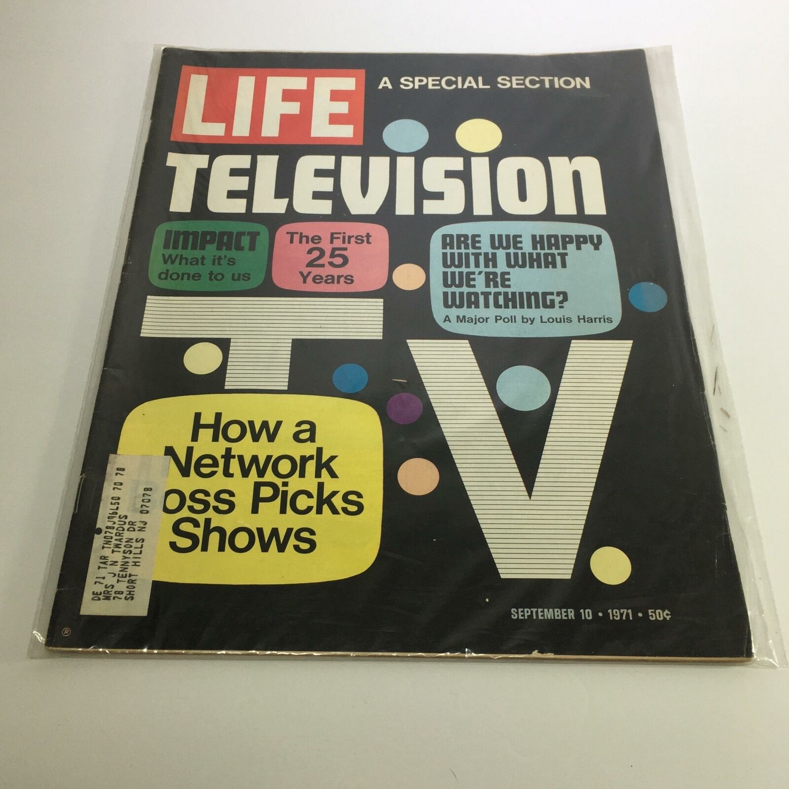 Life Magazine: September 10, 1971 - A Special Section: TELEVISION