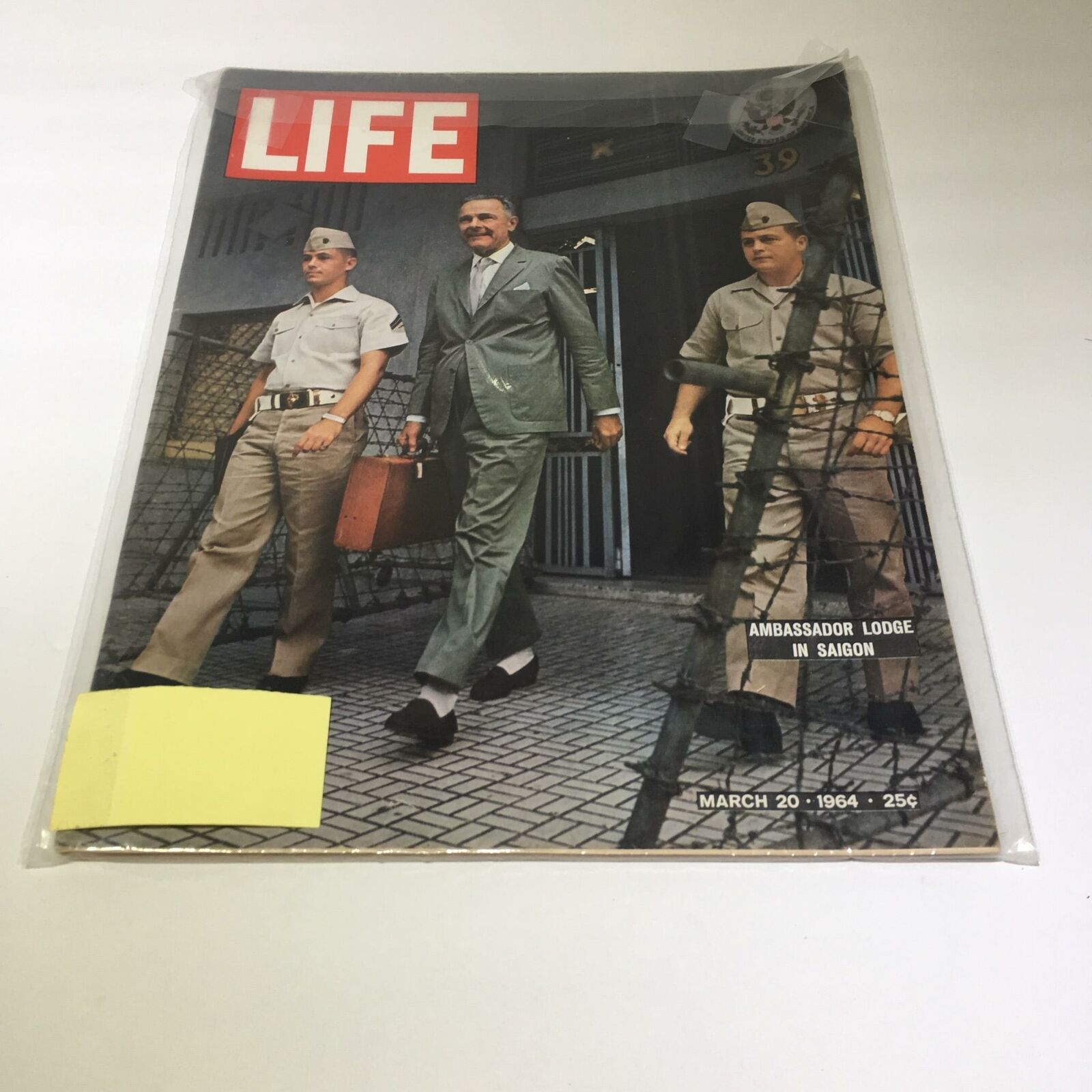 VTG Life Magazine March 20 1964 - Ambassador Henry Cabot Lodge Jr. in Vietnam