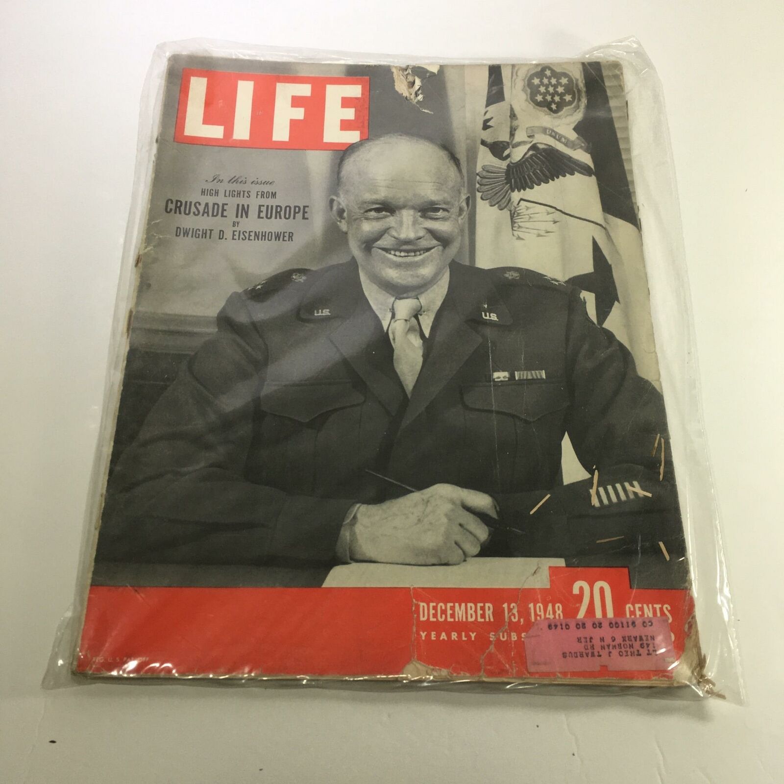 Life Magazine December 13 1948 General Dwight Eisenhower Crusade in Europe