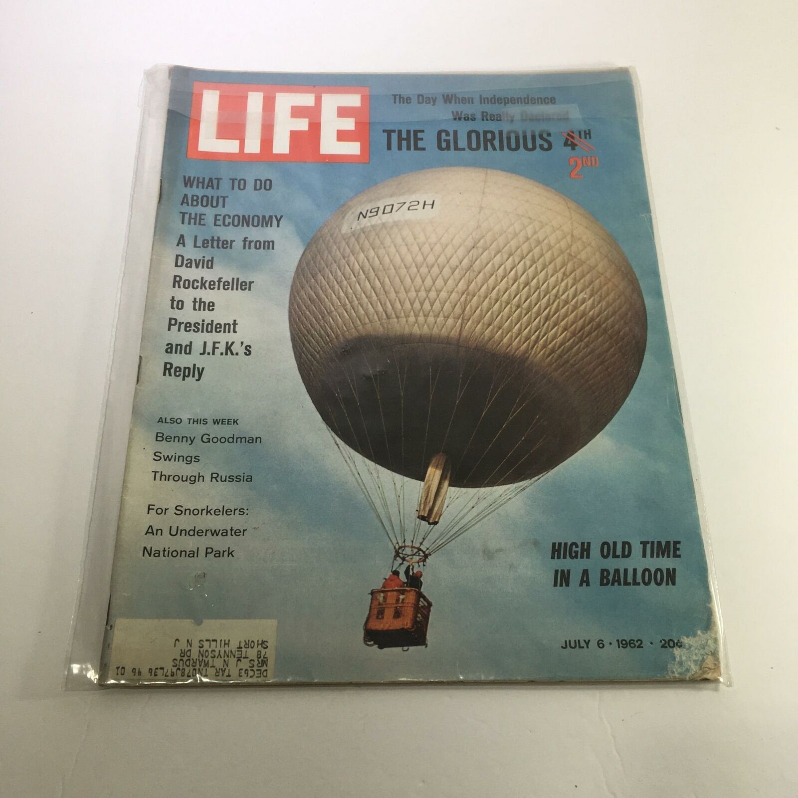 Life Magazine July 6 1962 David Rockefeller's Letter to John F. Kennedy Feature