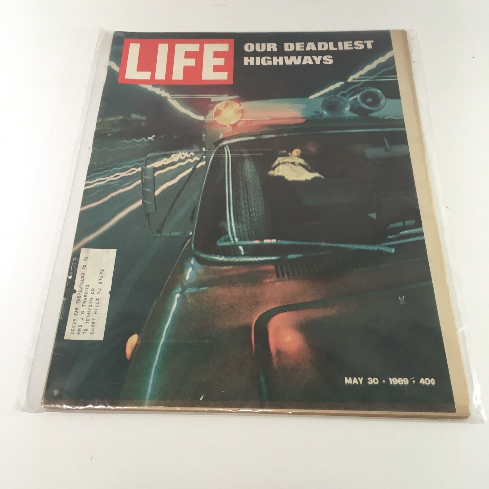 VTG Life Magazine May 30 1969 Deadliest Highways - Visions Of Lunar Voyage Shell