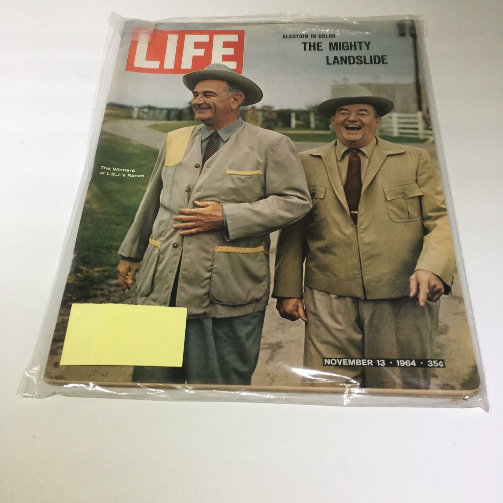 VTG Life Magazine November 13 1964 - Pres. Lyndon B. Johnson & Hubert Humphrey