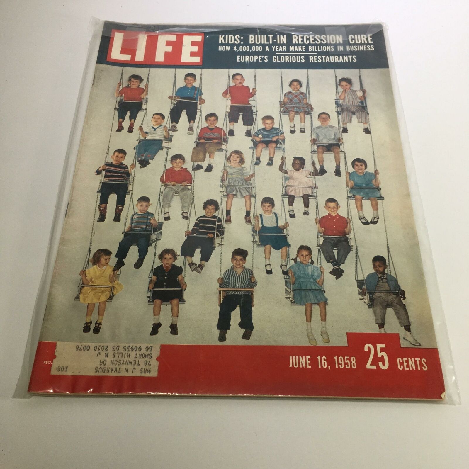 Life Magazine: June 16, 1958 - Kids: Built-in Recession Cure