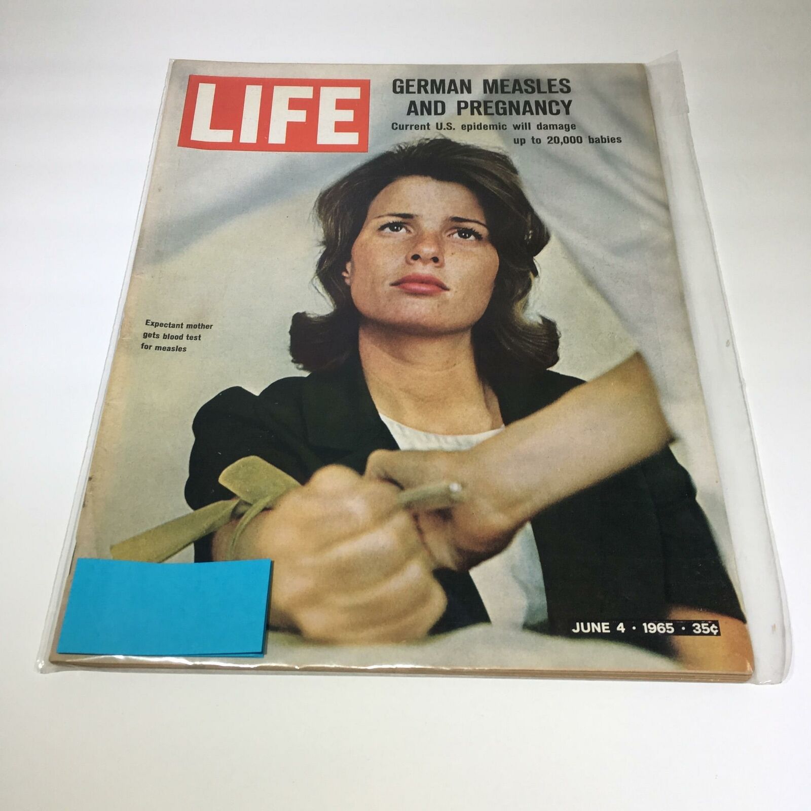 VTG Life Magazine June 4 1965 - German Measles & Pregnancy Gets Blood Test