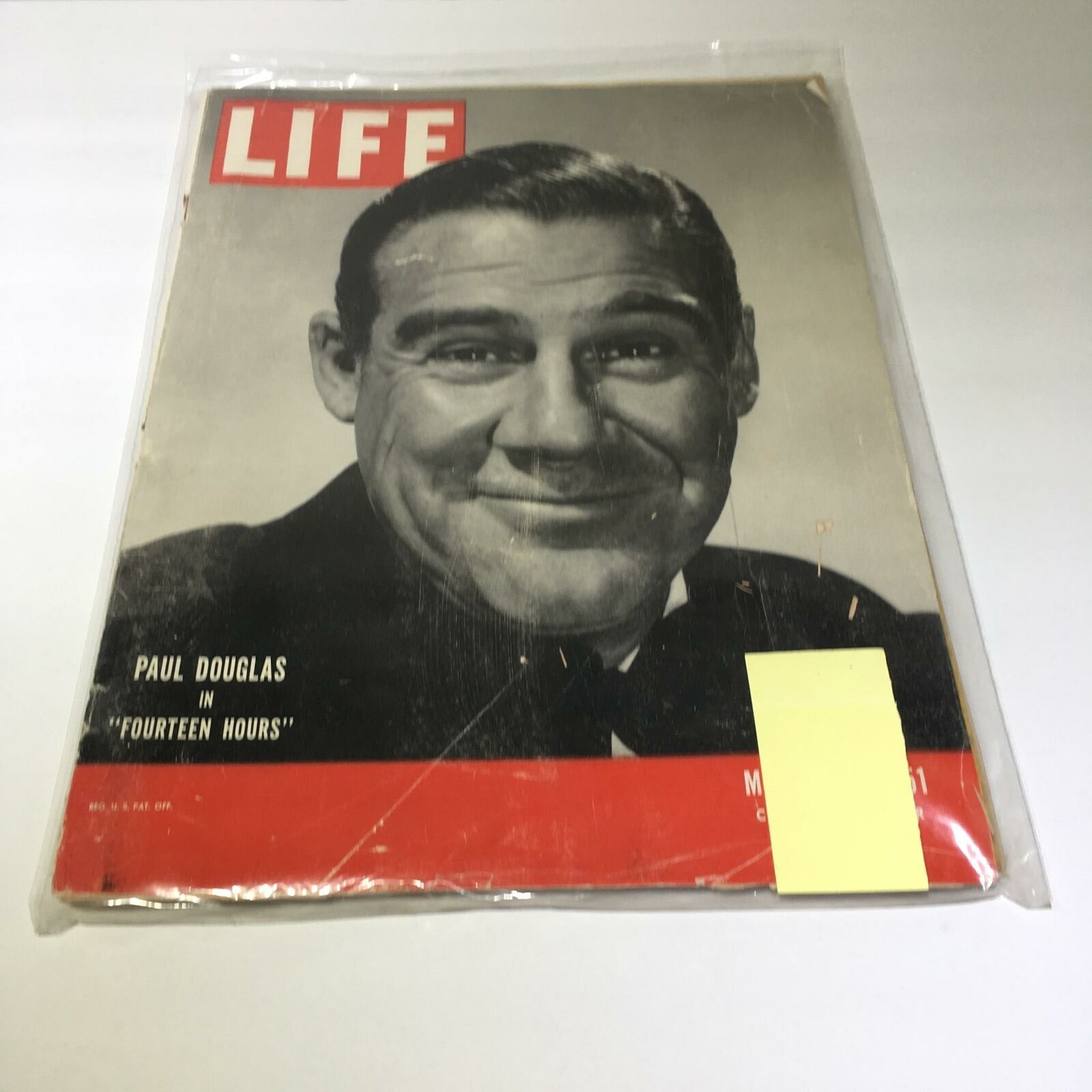 VTG Life Magazine March 12 1951 - Paul Douglas in Fourteen Hours