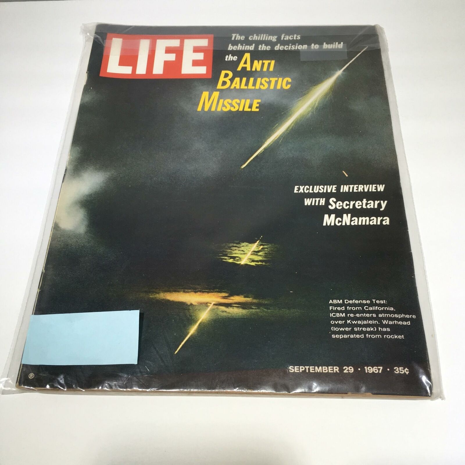 VTG Life Magazine September 29 1967 - Secretary Robert McNamara Interview