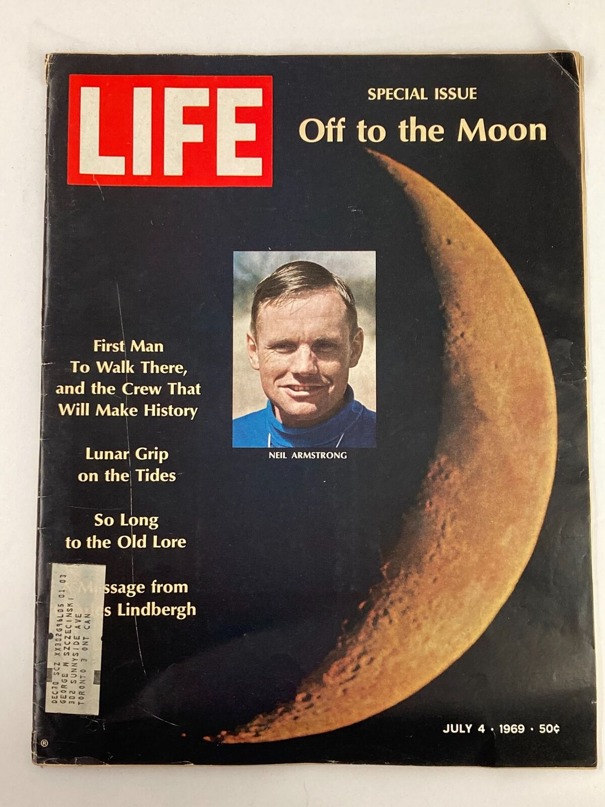 VTG Life Magazine July 4 1969 Neil Armstrong First Man To Walk There (Moon)