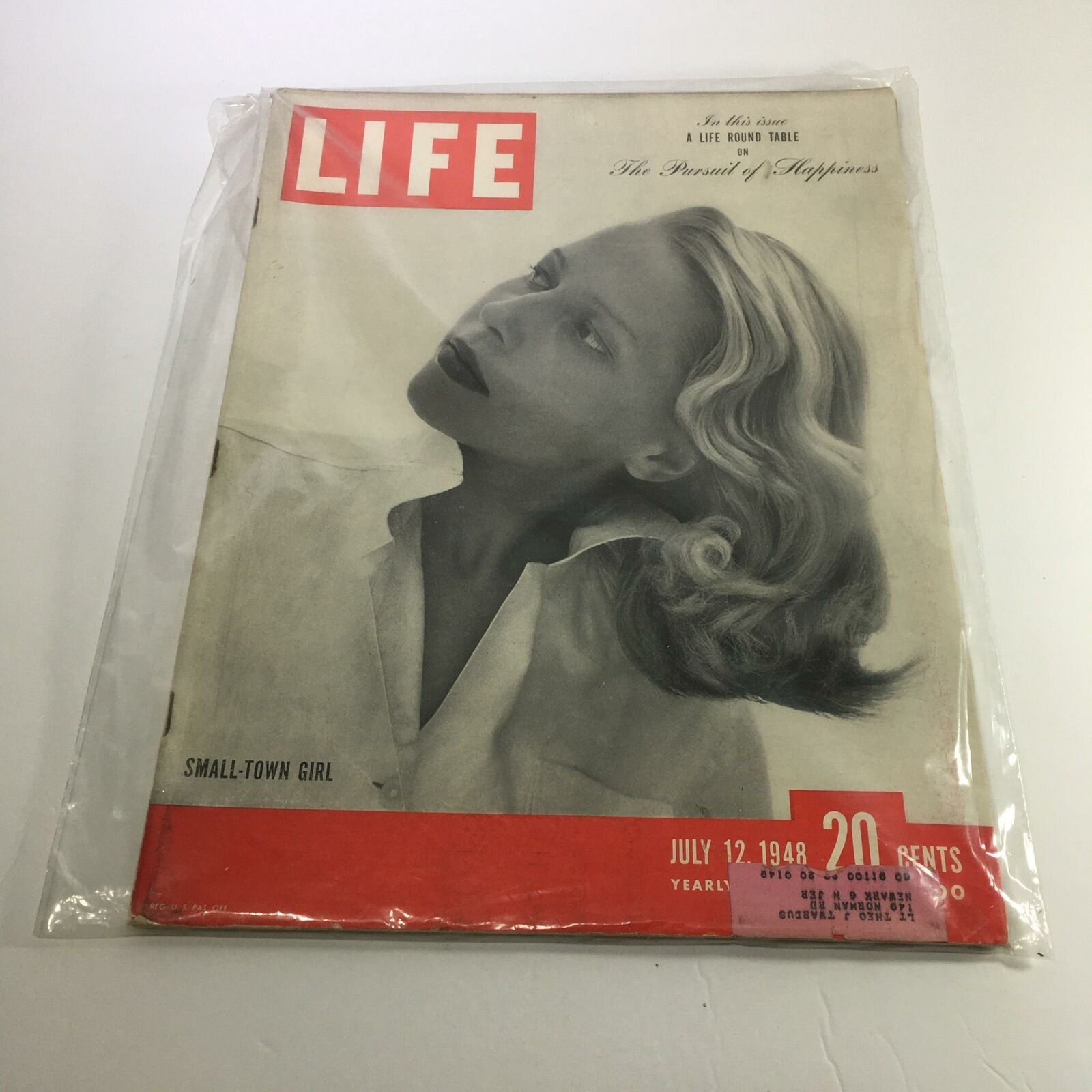 Life Magazine: July 12 1948 Small Town Girl Pattie Nelson Cover