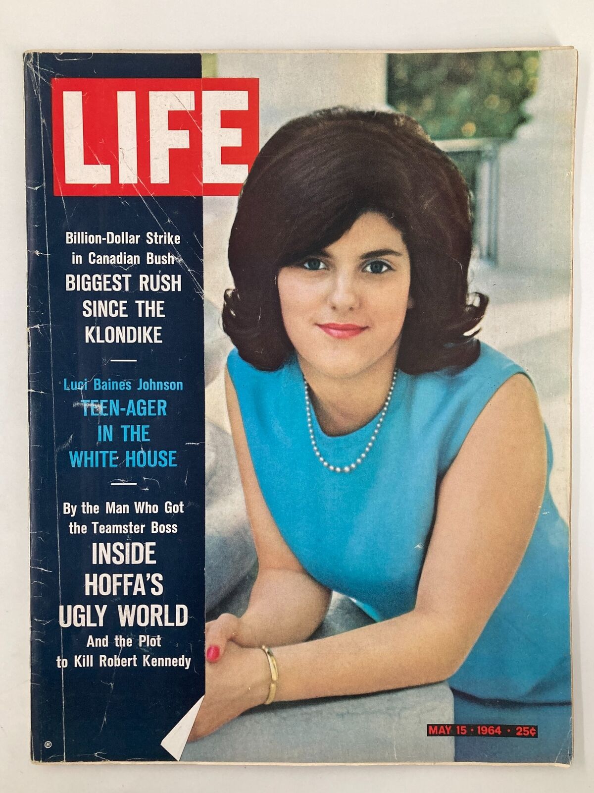 VTG Life Magazine May 15 1964 Luci Baines Johnson in the White House