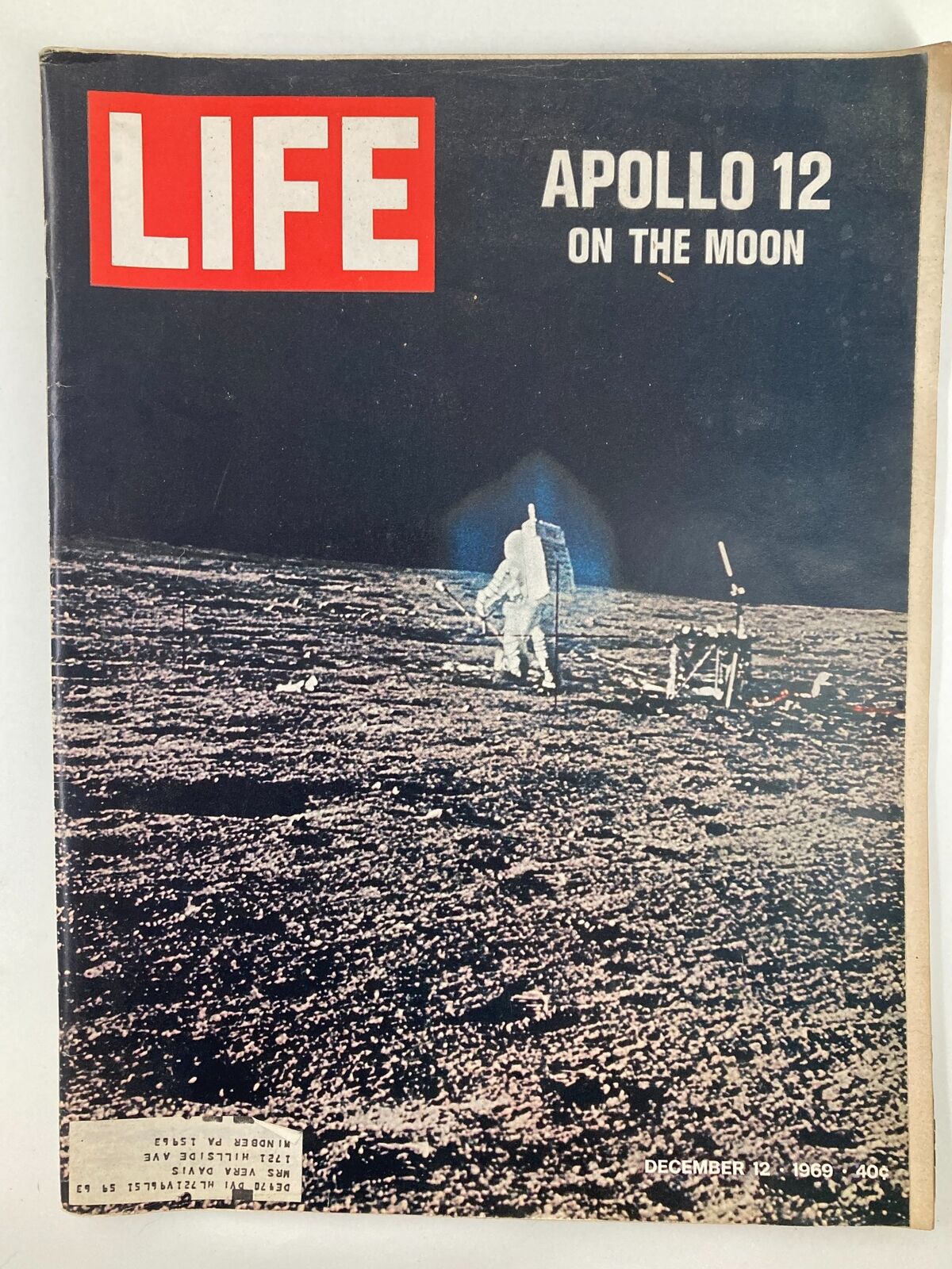 VTG Life Magazine December 12 1969 The Apollo 12 On The Moon