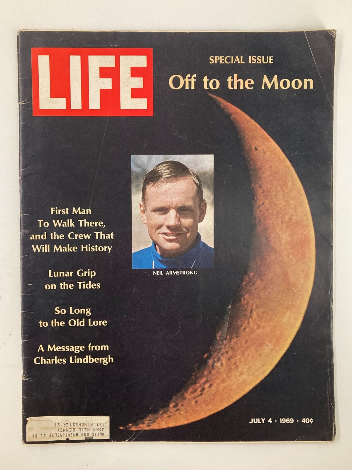 VTG Life Magazine July 4 1969 Neil Armstrong First Man To Walk There & The Crew