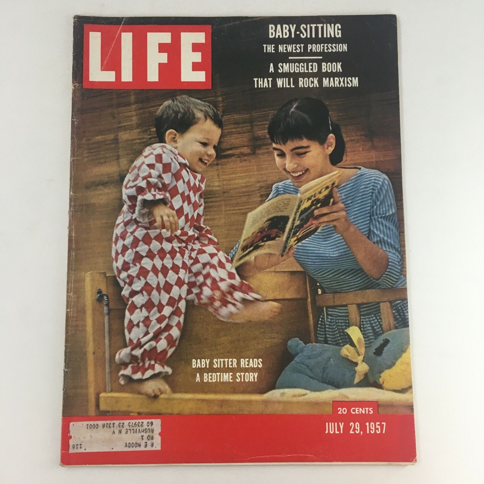 Life Magazine July 29 1957 Baby Sitter Reads A Bedtime Story, The New Profession